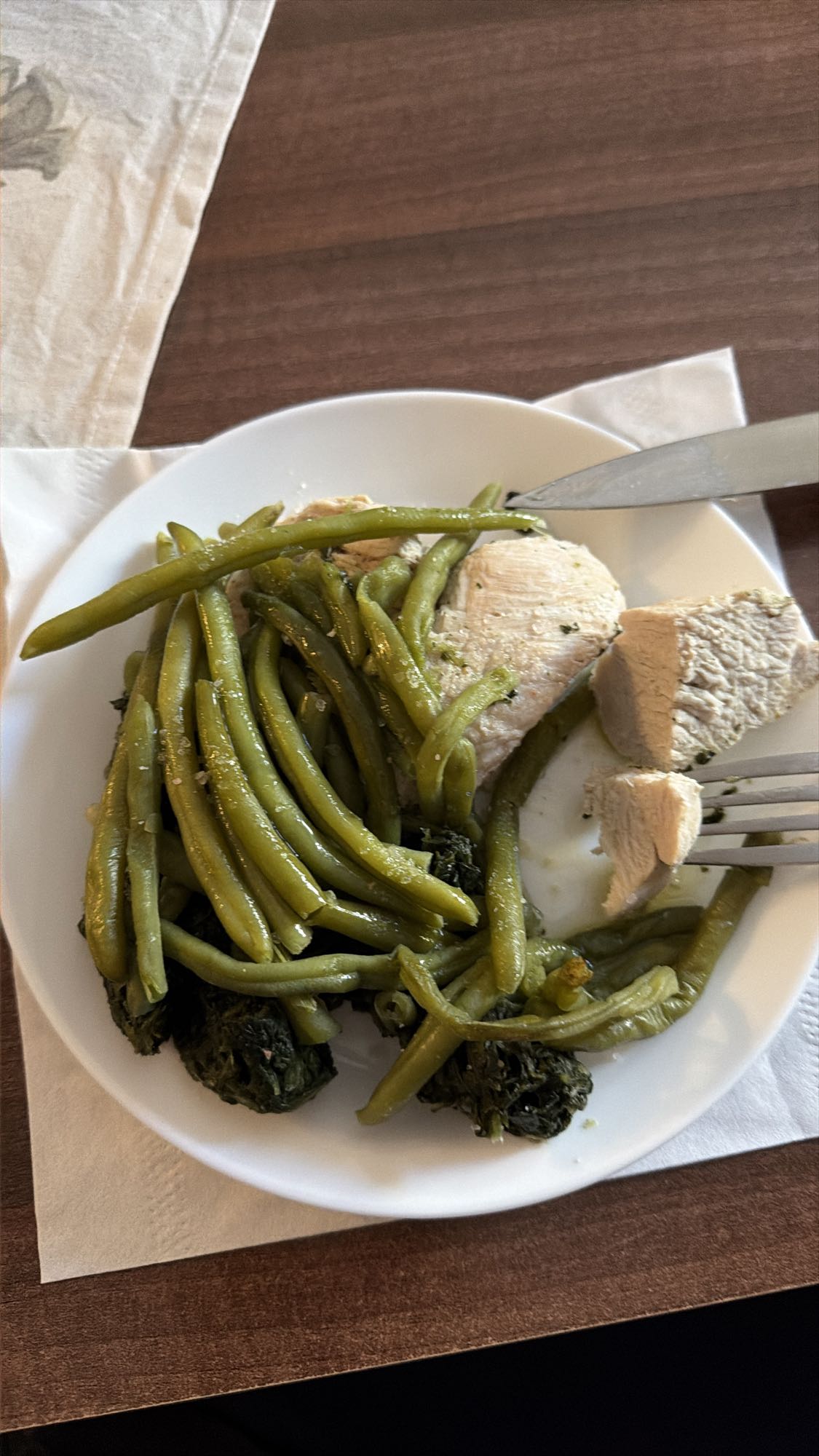 Piept de pui cu fasole verde