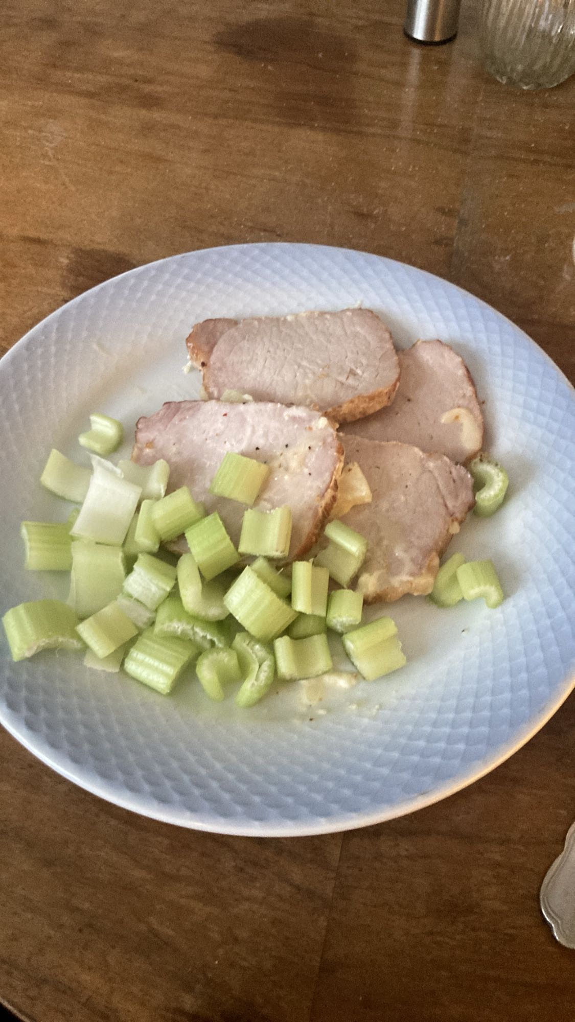 Fläskfilé med selleri