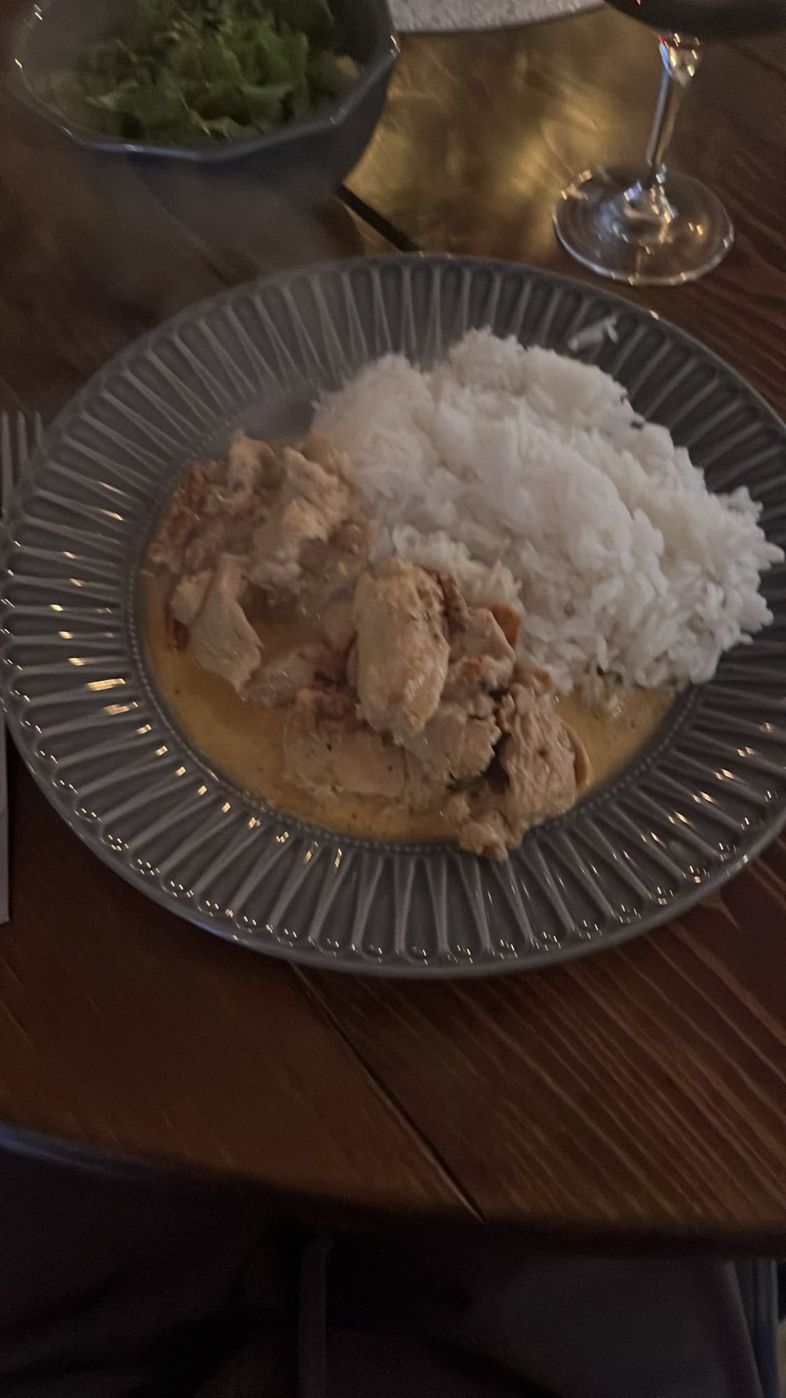 Kycklinggryta med ris