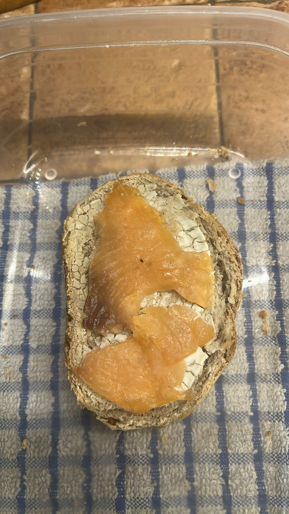 Smoked Salmon Rye Toast