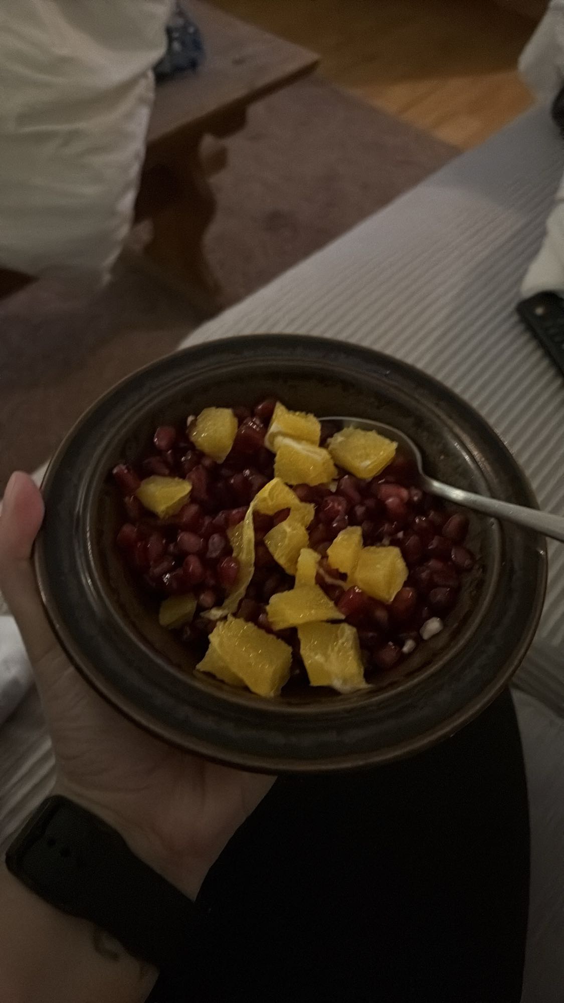 Granatäpple och apelsinsallad