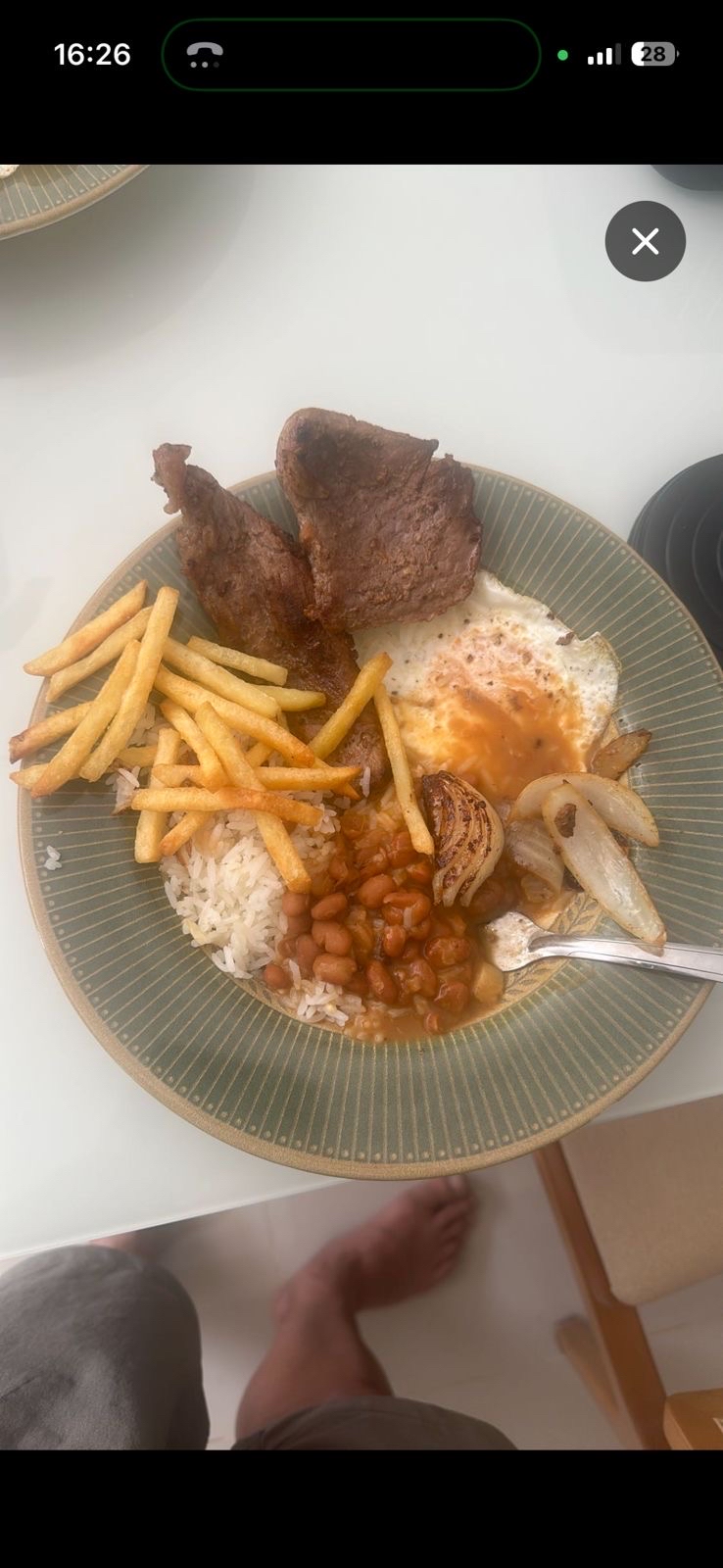 Prato misto brasileiro