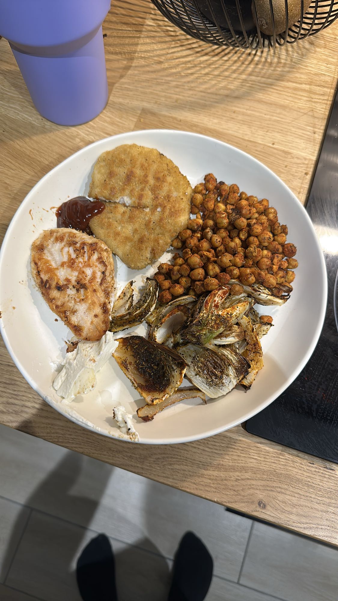 Assiette variée croustillante