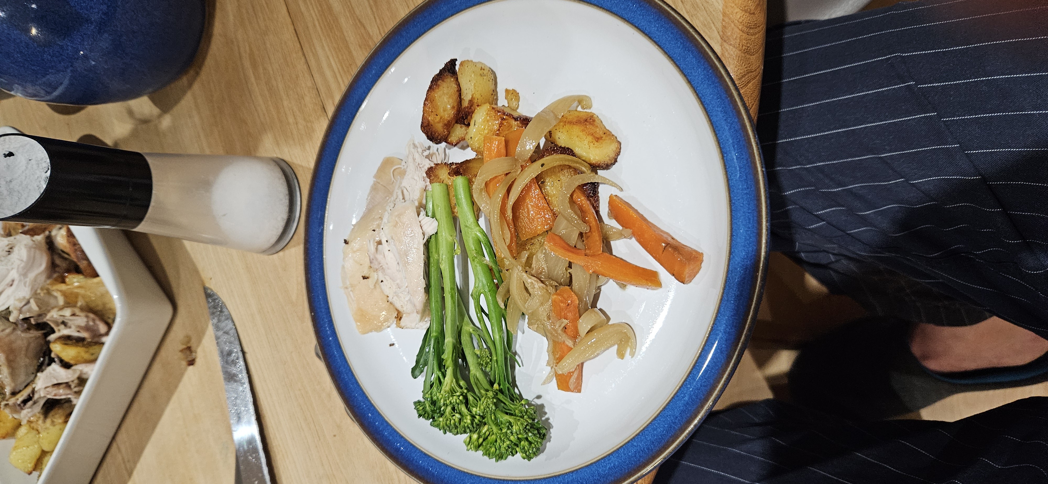 Chicken roast with veg