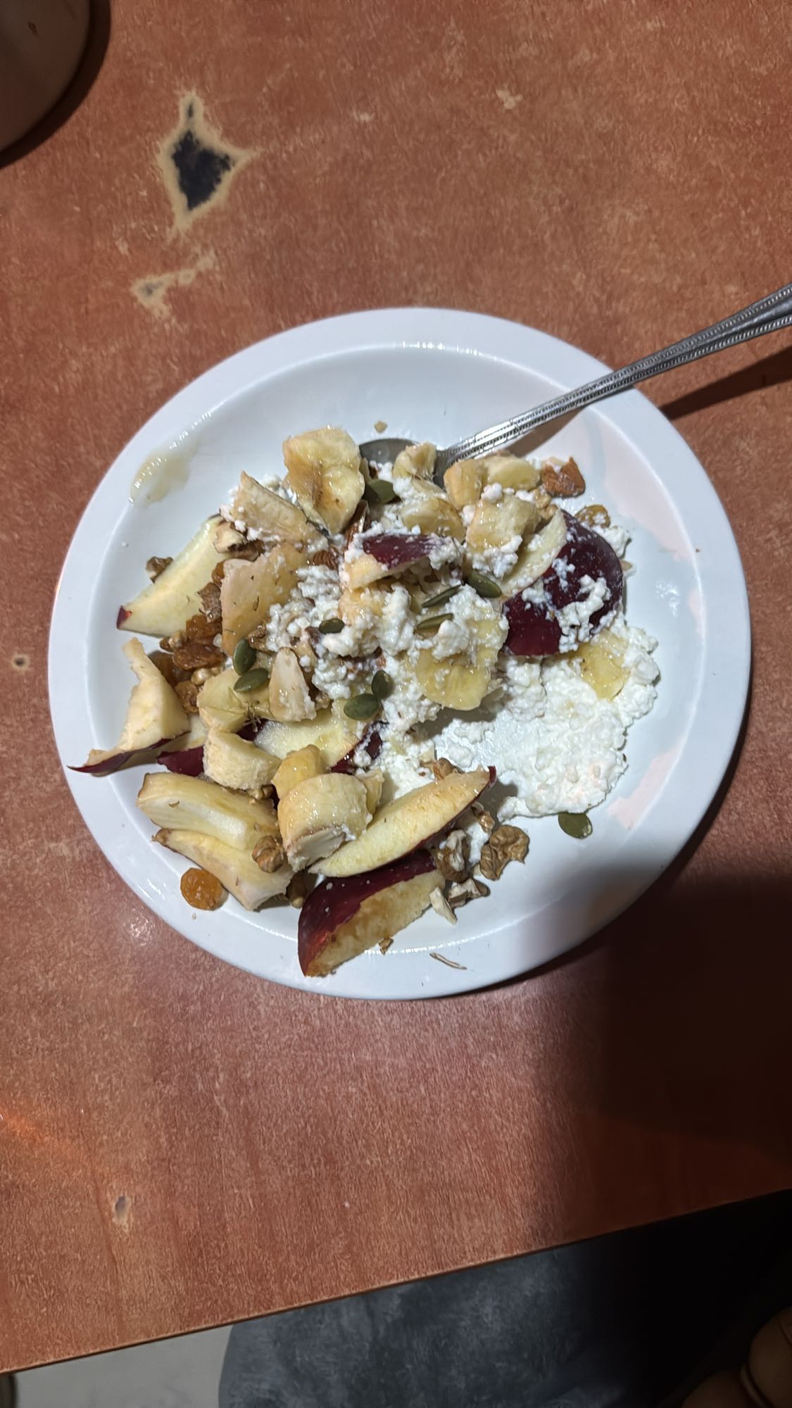 Fruit cottage cheese bowl