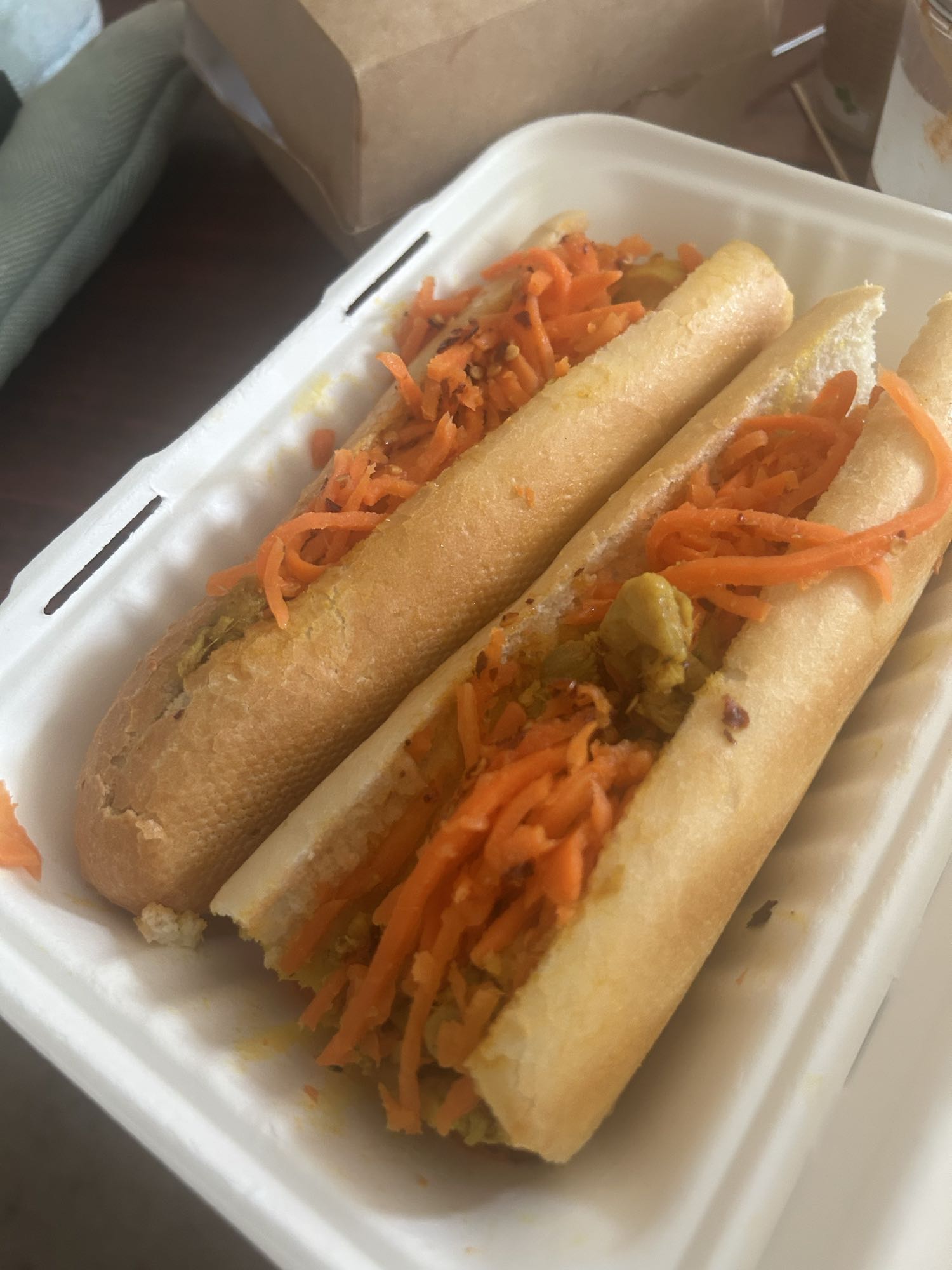 Banh mi aux légumes
