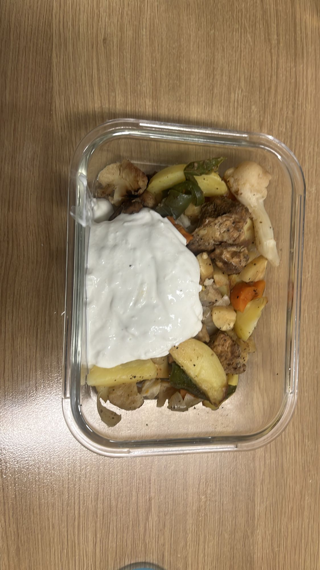 Kyckling med grönsaker & sås