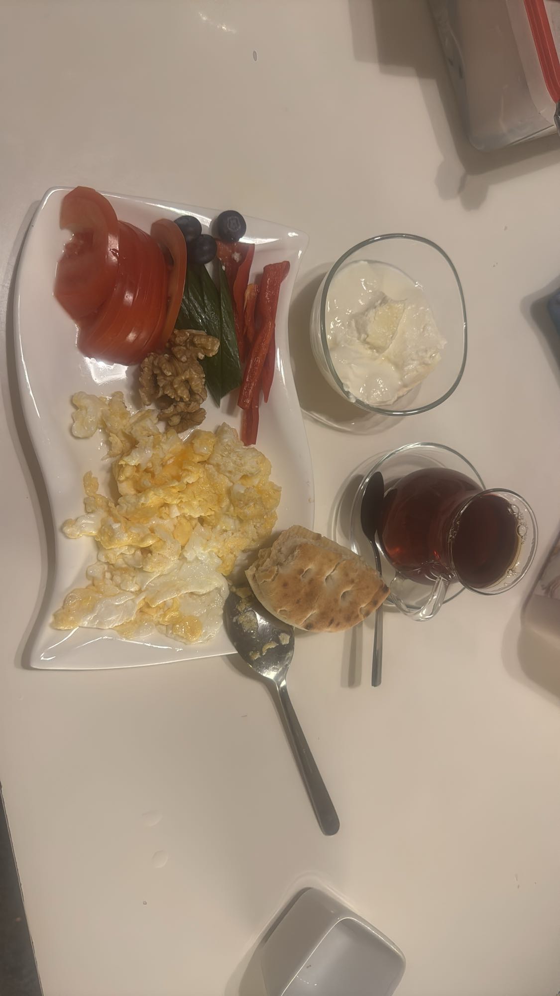 Turkisk frukosttallrik