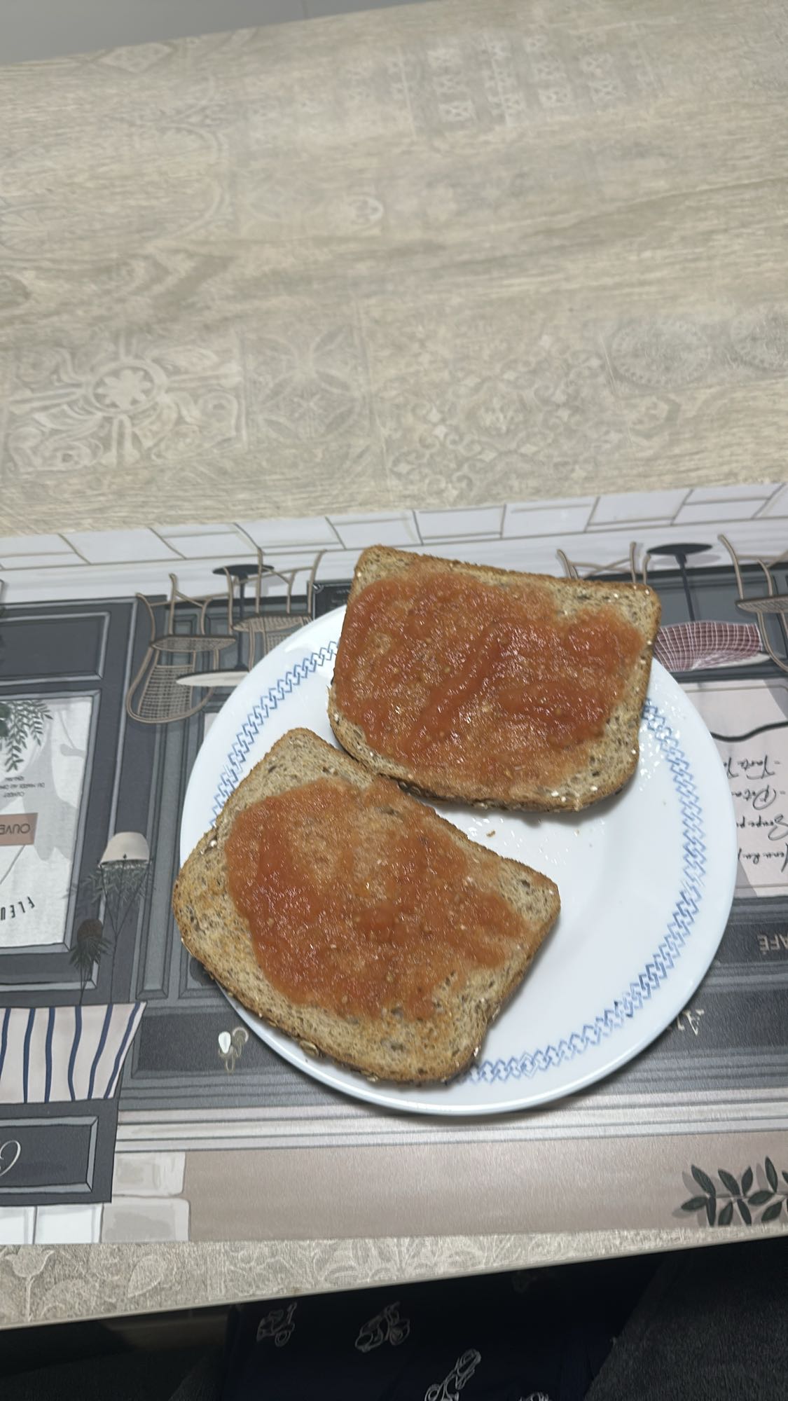 Tostadas con tomate