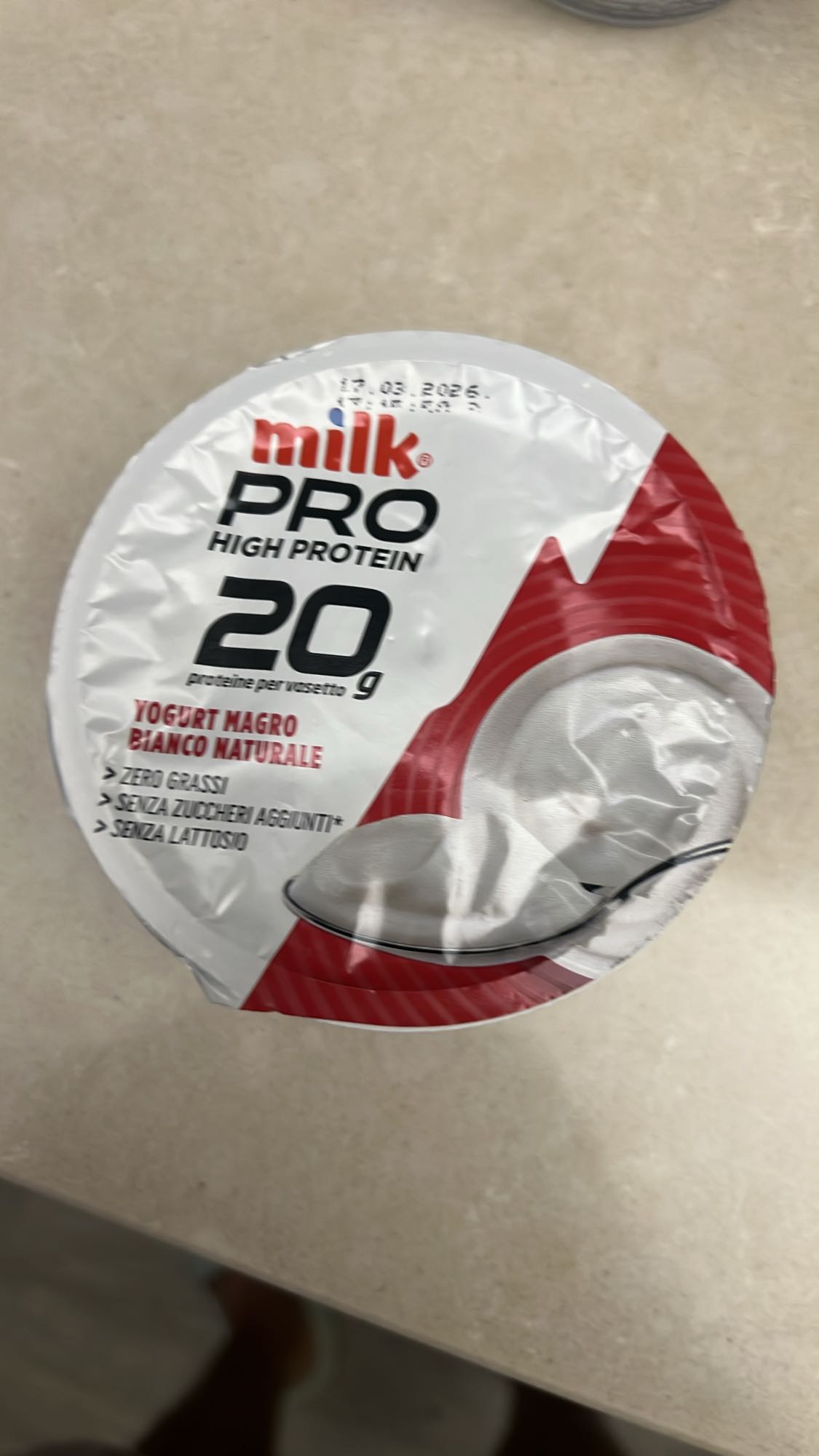 Yogurt magro proteico