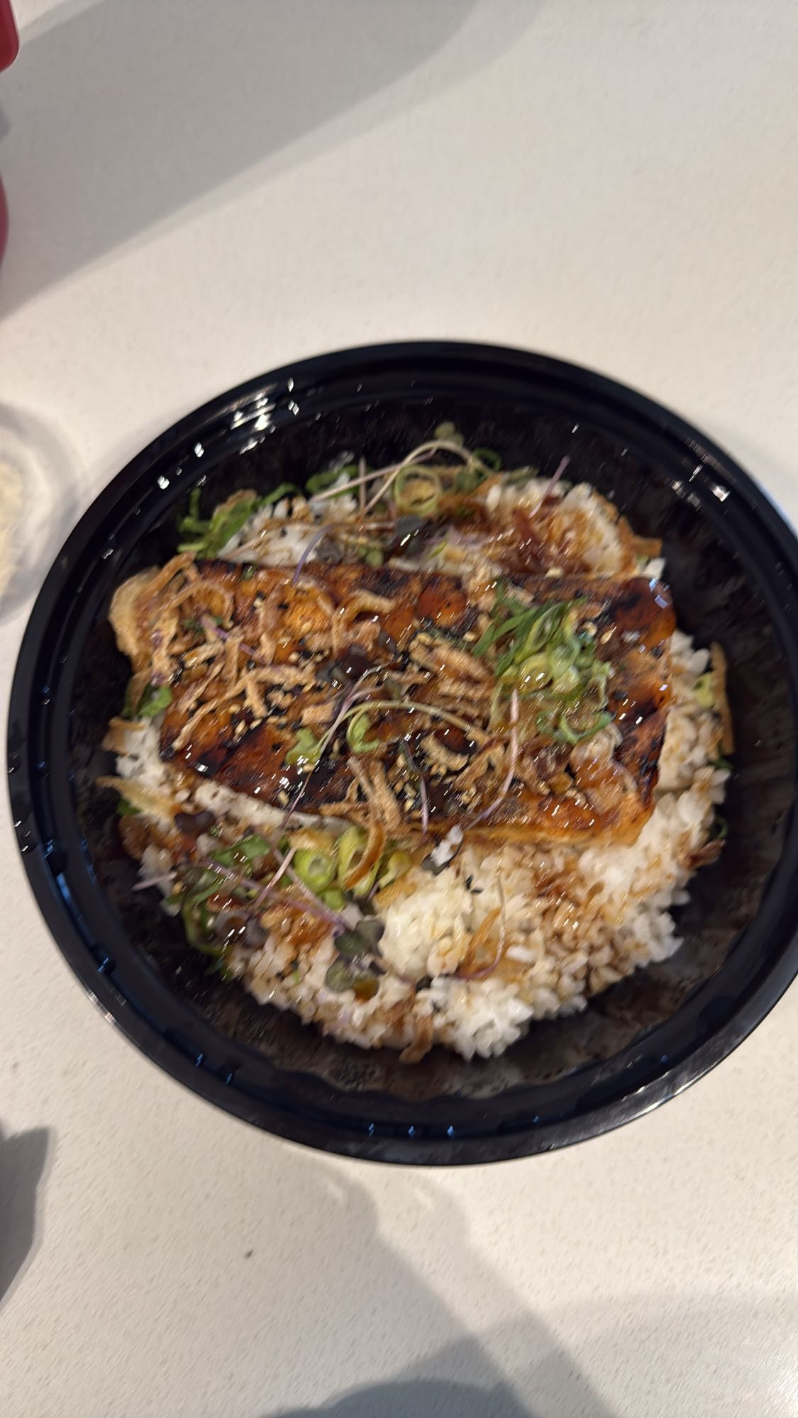 Grilled Salmon Rice Bowl