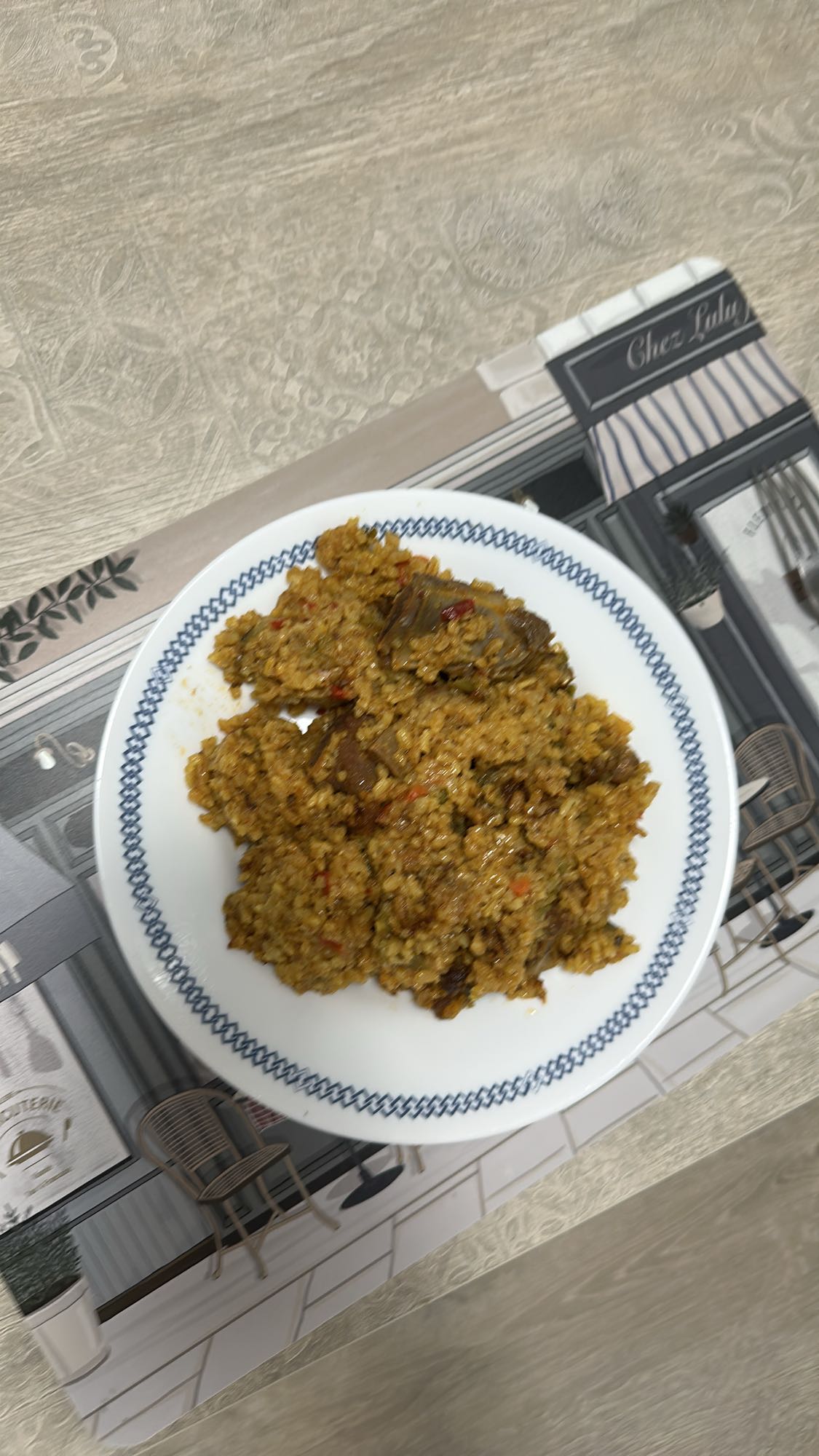 arroz con carne