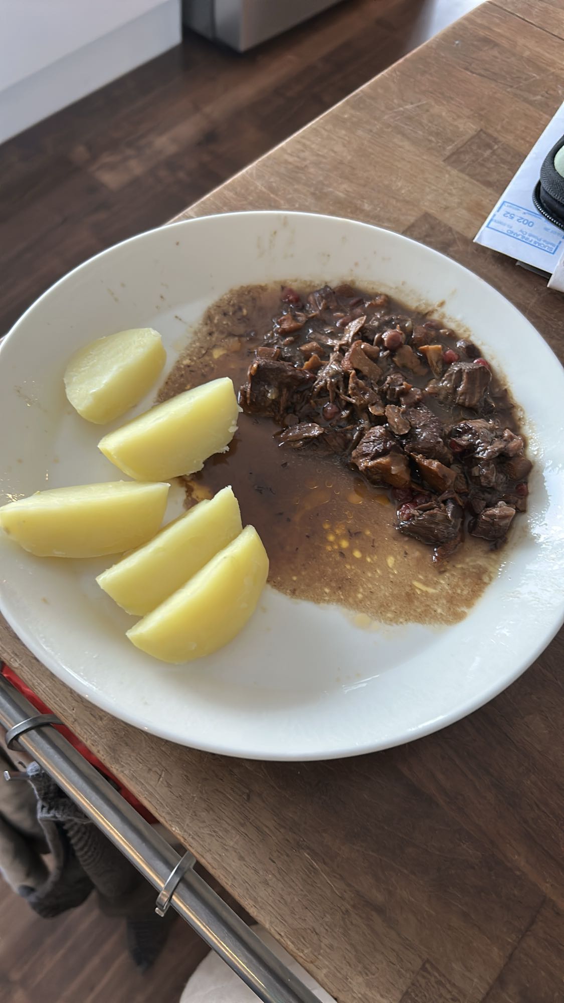 Viltgryta med potatis