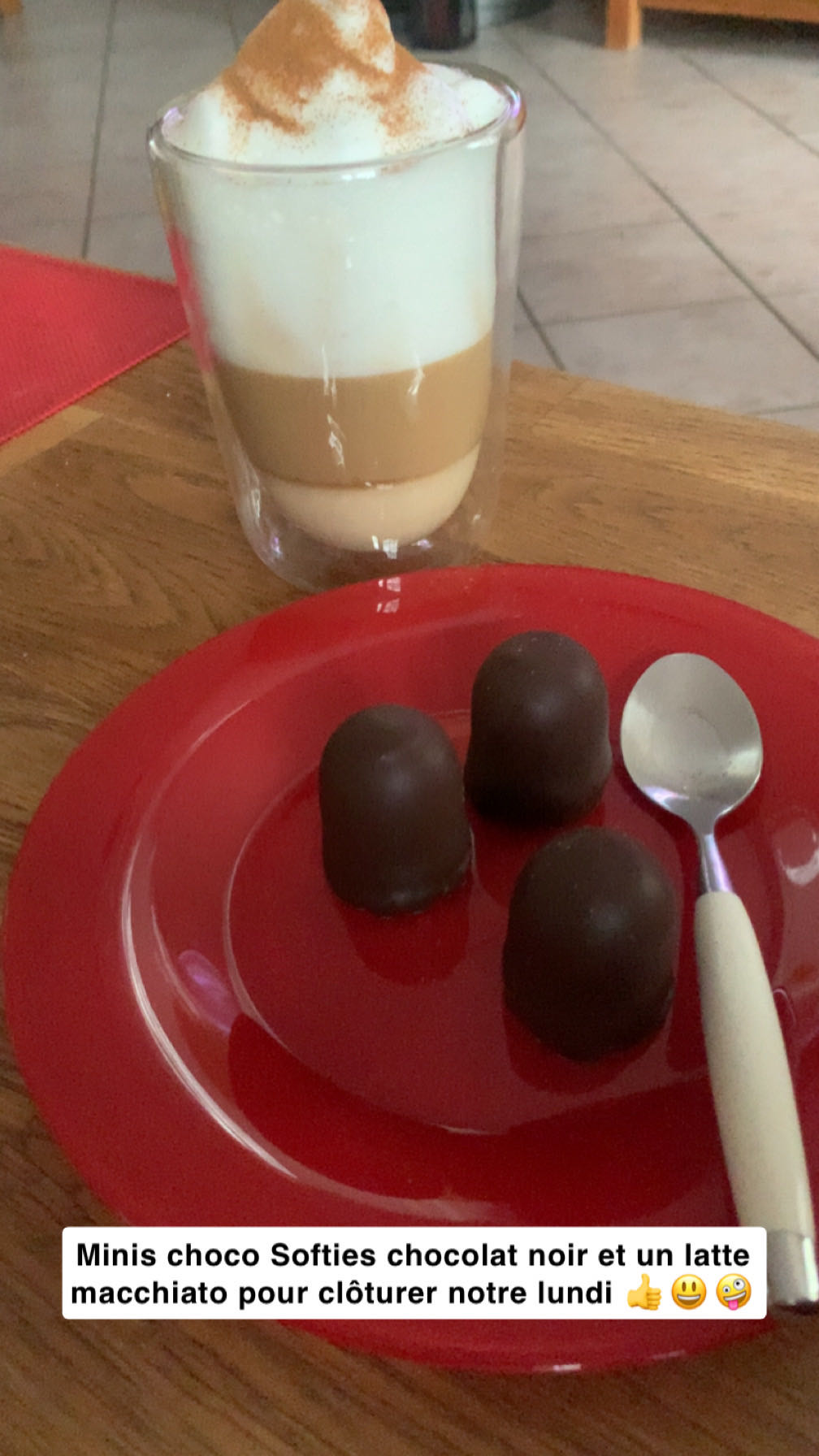 Choco Softies et latte