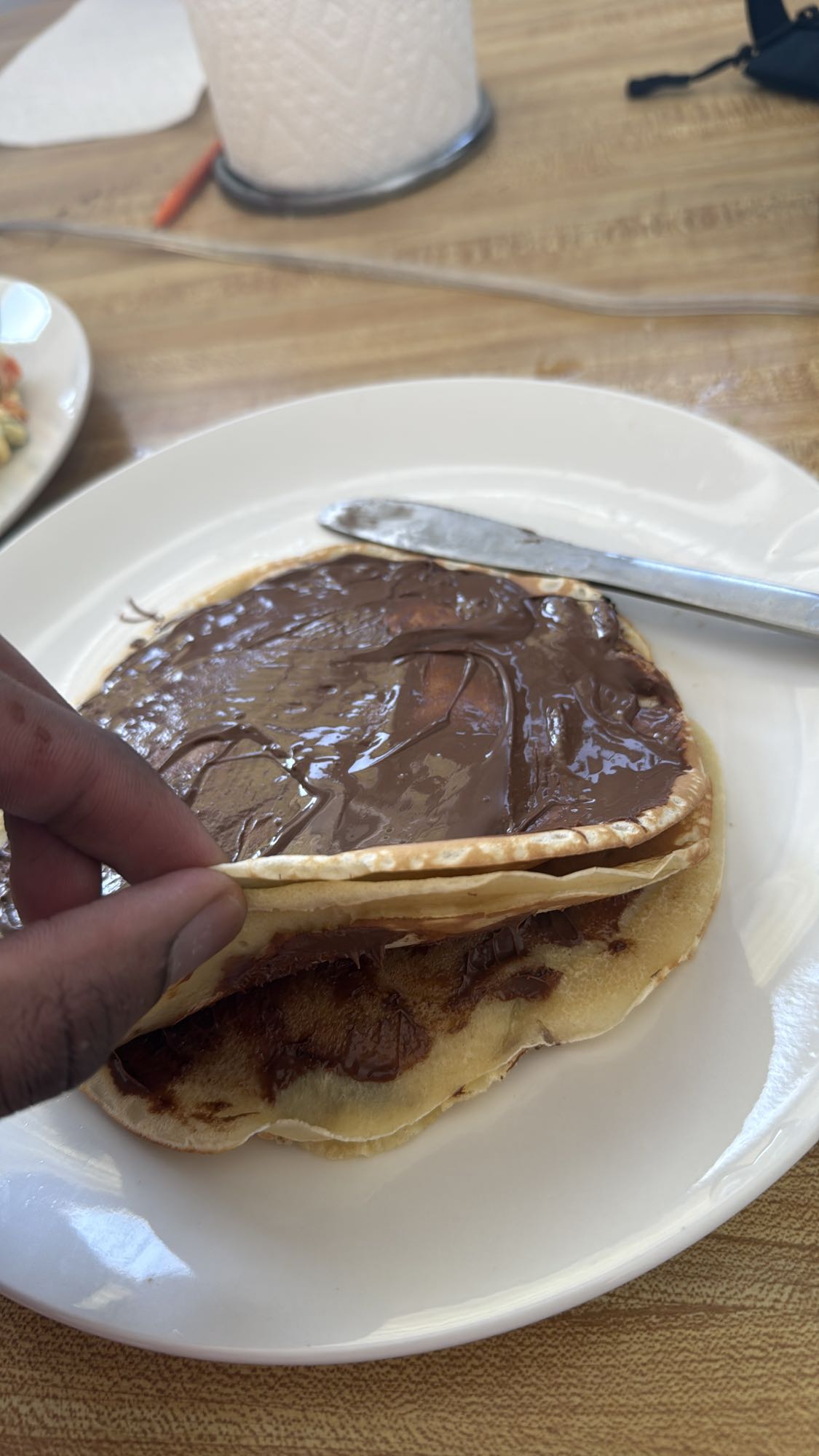 Crêpes au chocolat