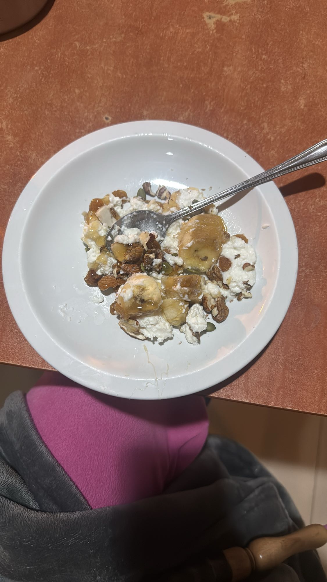 Cottage Cheese Banana Nut Bowl