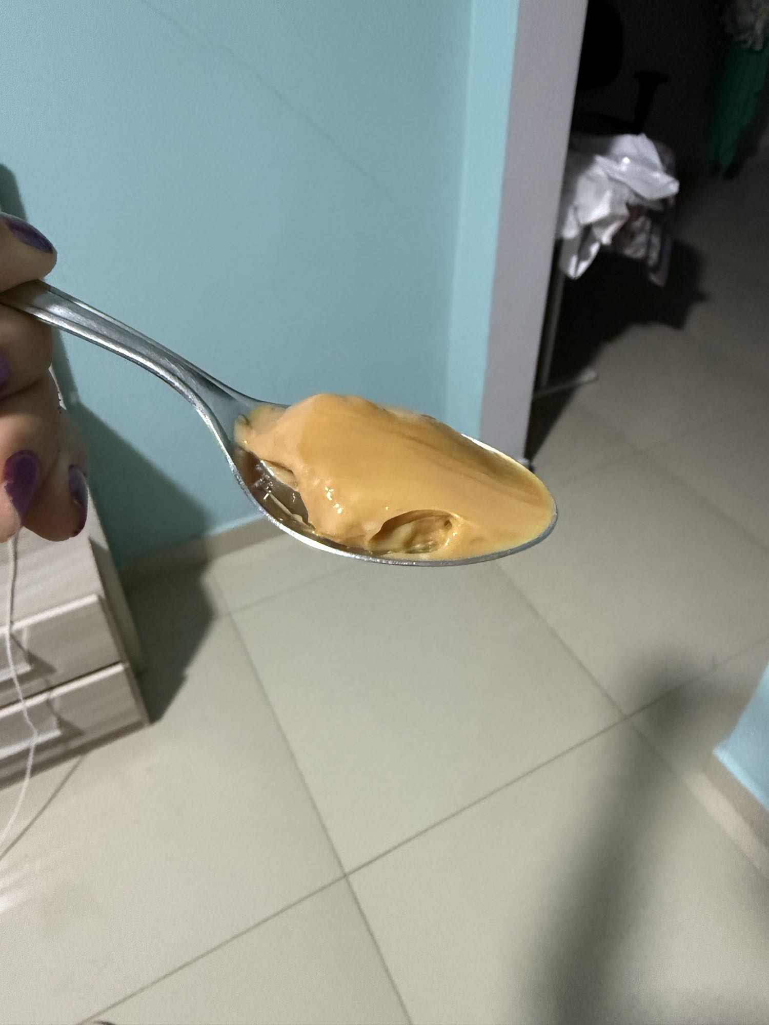 Colher de manteiga de amendoim