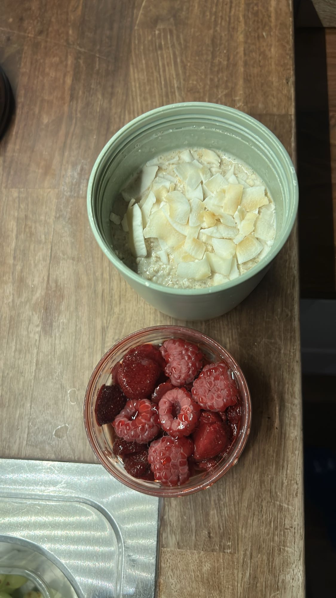 Havregrynsgröt med bär