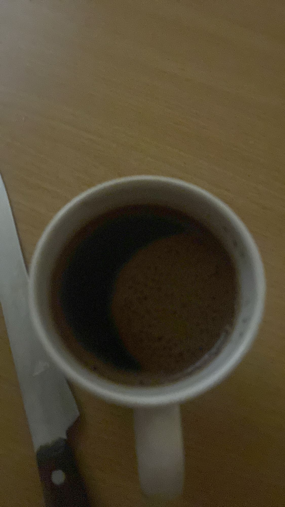 filiżanka czarnej kawy