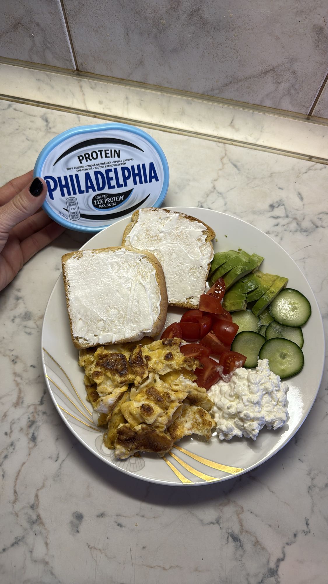 Protein breakfast plate