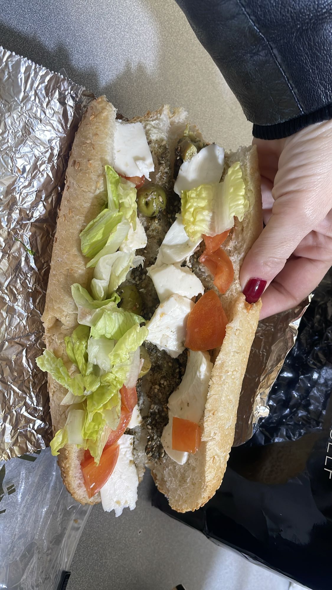 Mozzarella Veggie Sub
