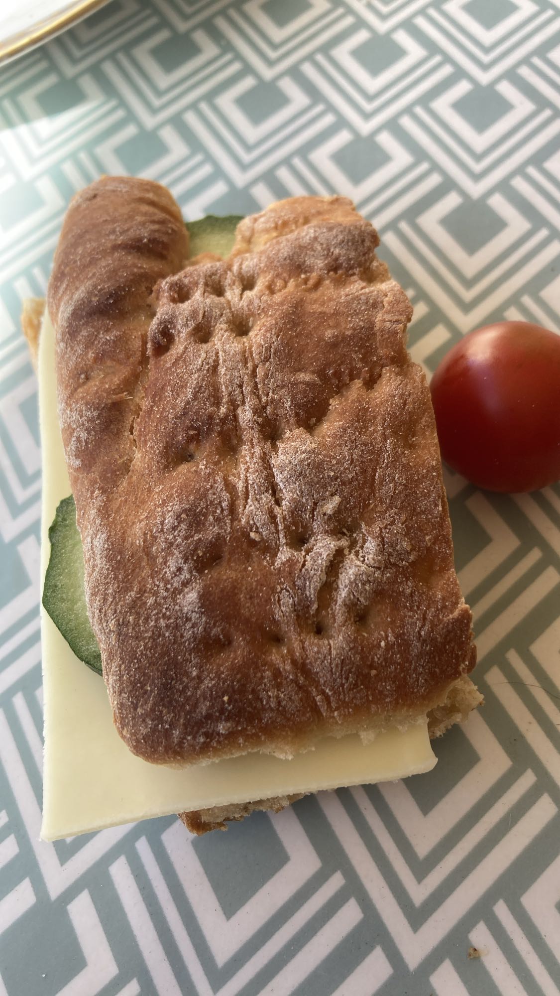 Ostsmörgås med grönsak