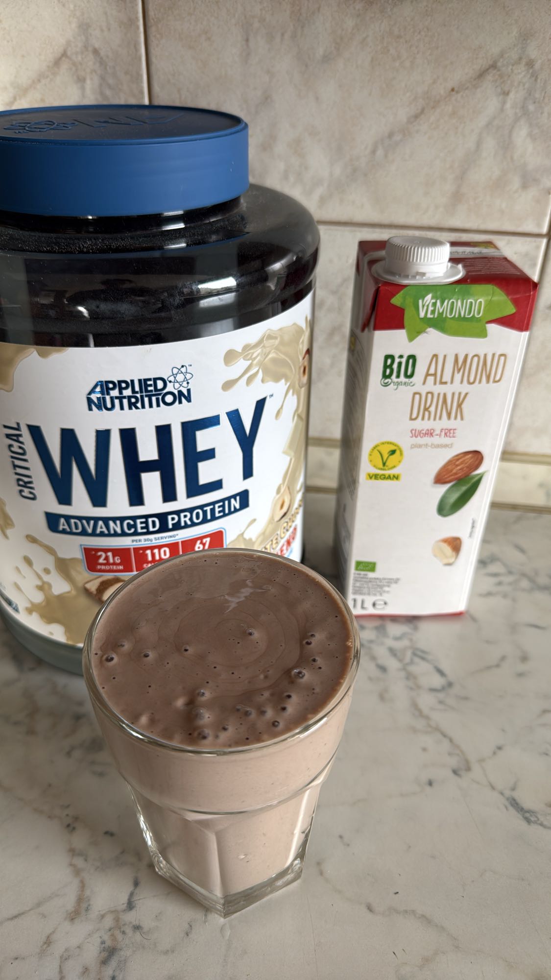 Whey Almond Protein Shake