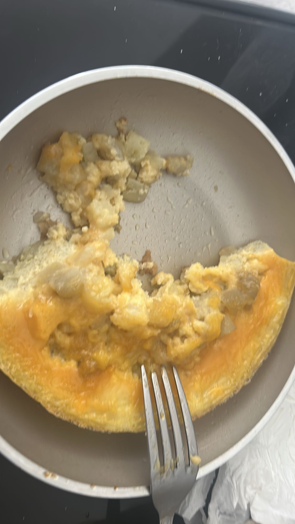 Omelette pommes de terre