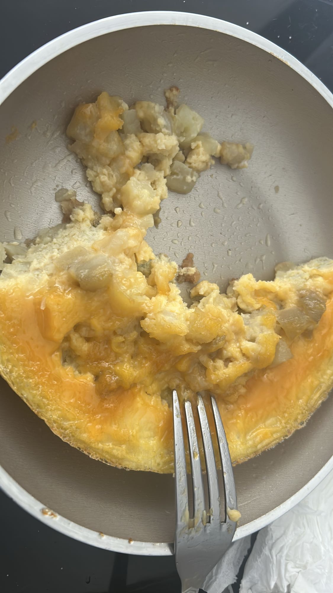 Omelette pommes de terre