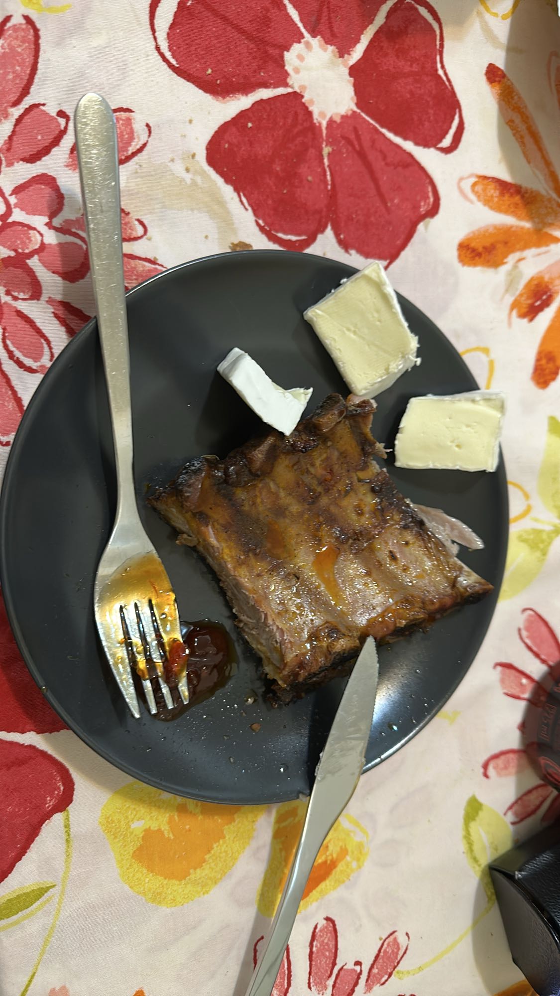 Ribs with Brie Cheese