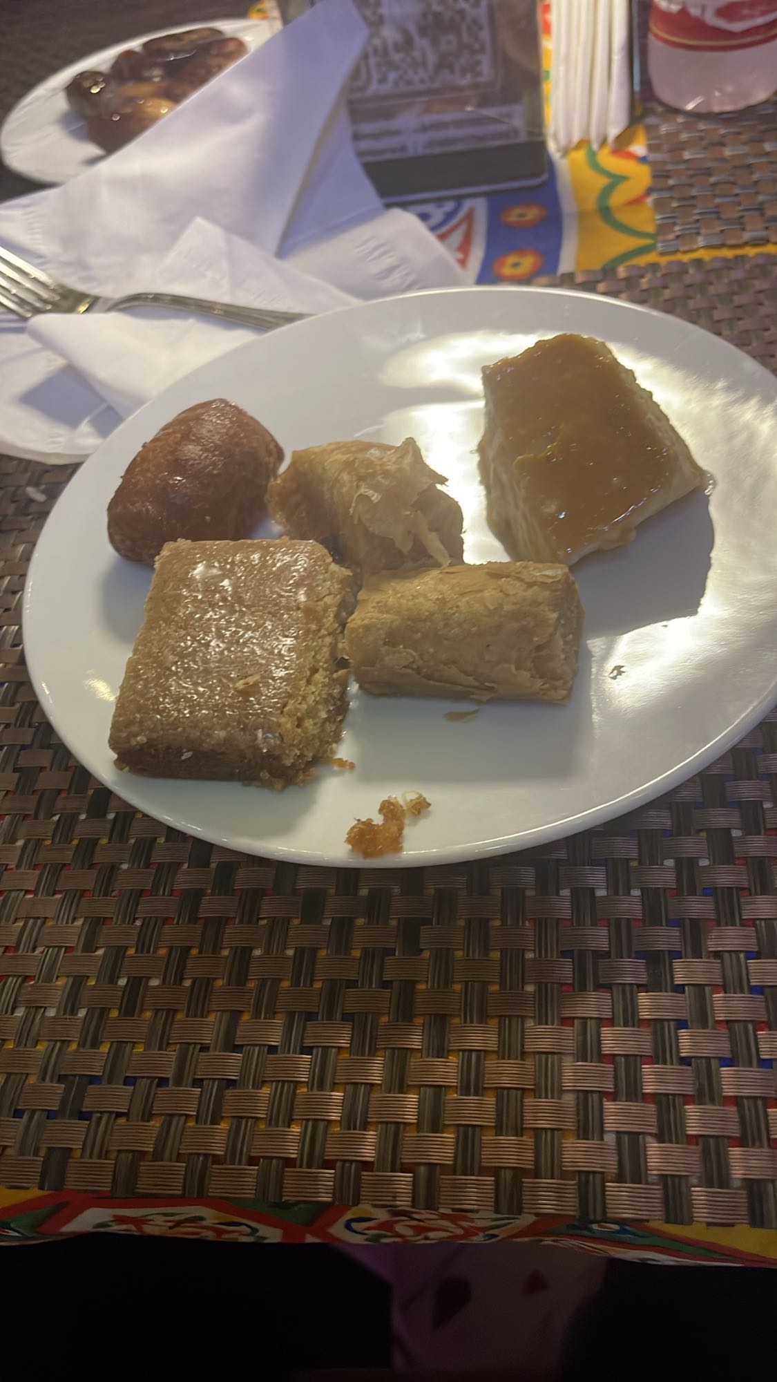 Middle Eastern Sweets Plate