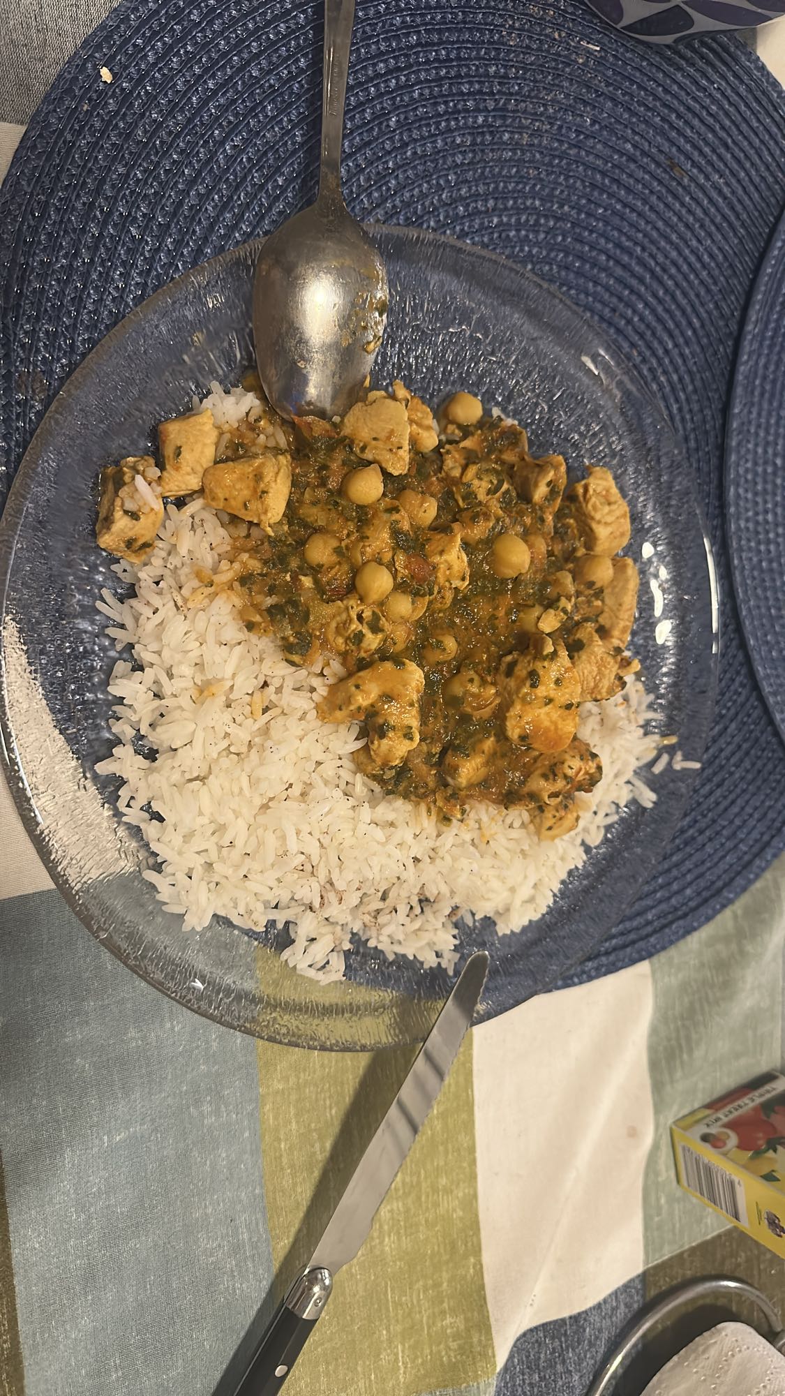 Kycklinggryta med ris