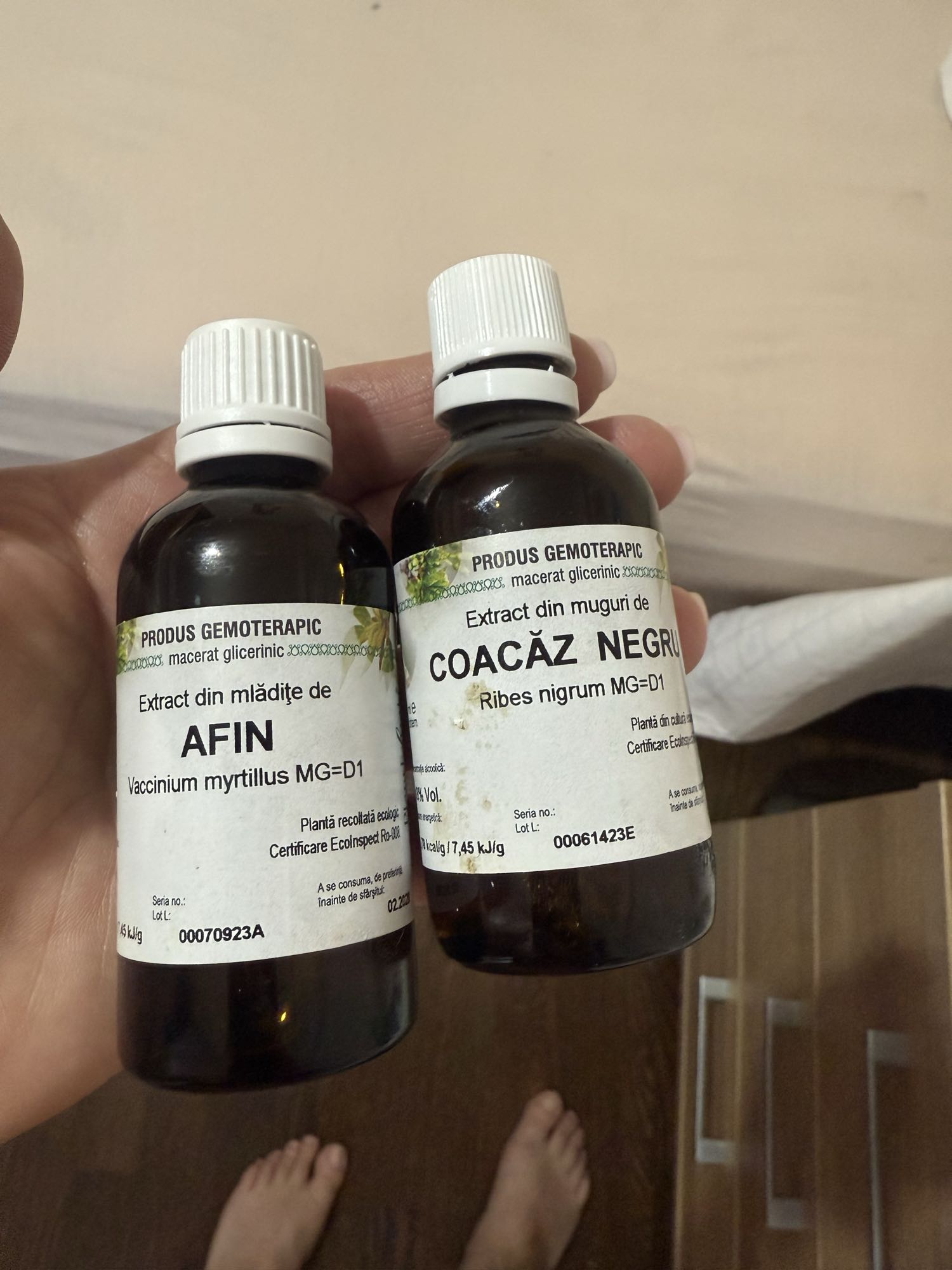 Extract afin și coacăz