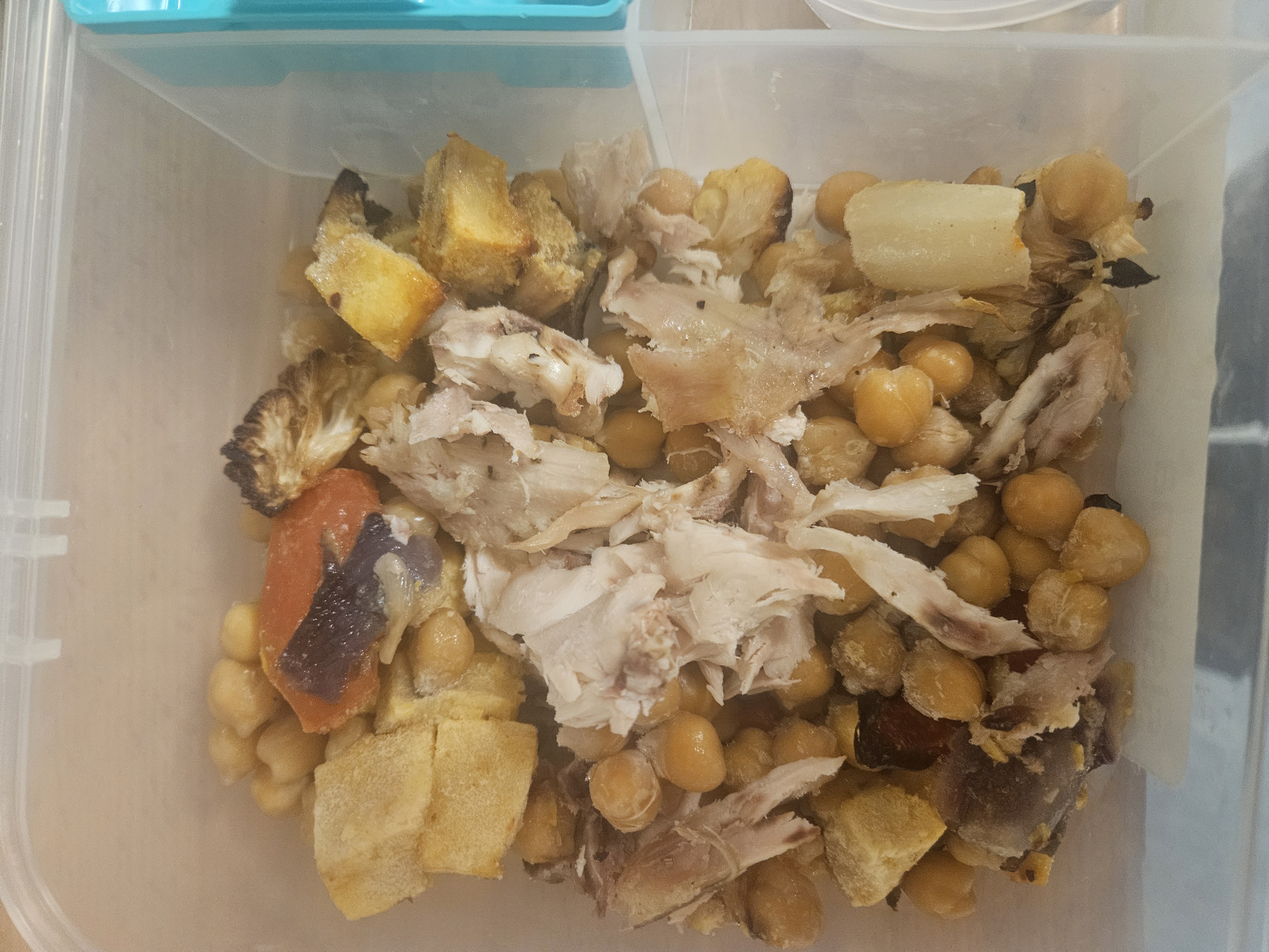 Chicken Chickpea Veggie Bowl