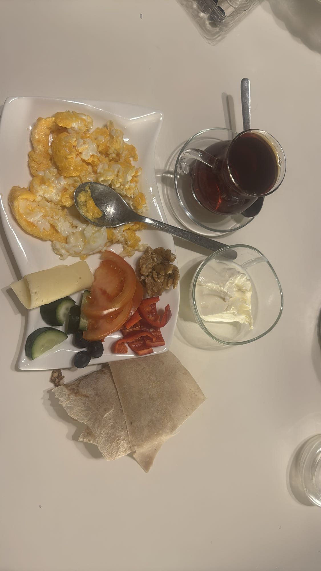 Turkisk frukosttallrik