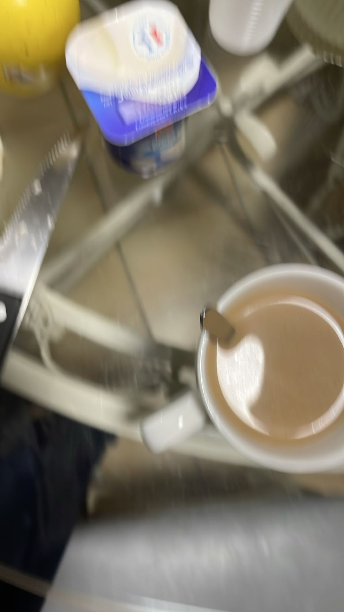 Yaourt et café au lait