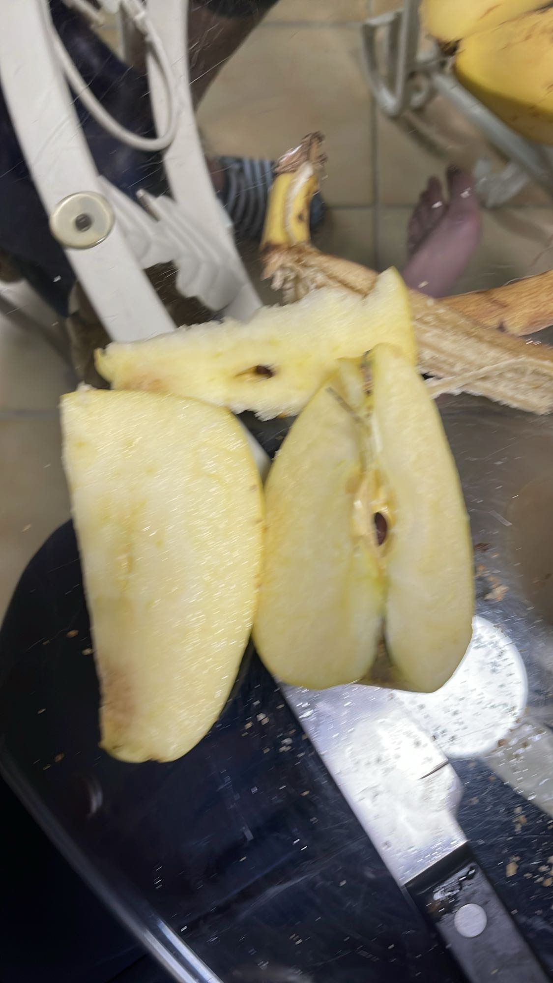 Pomme tranchée