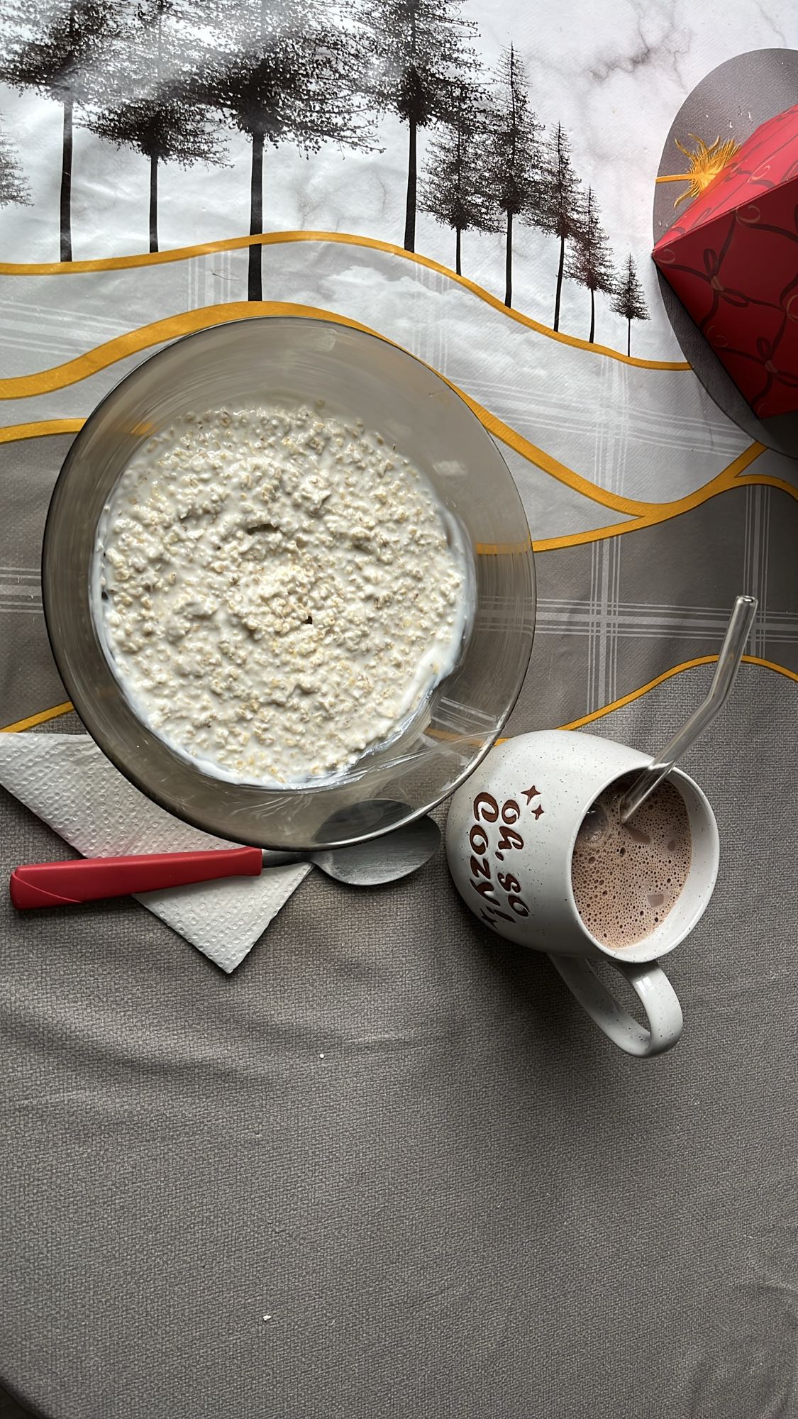 Mic dejun ovăz și cacao