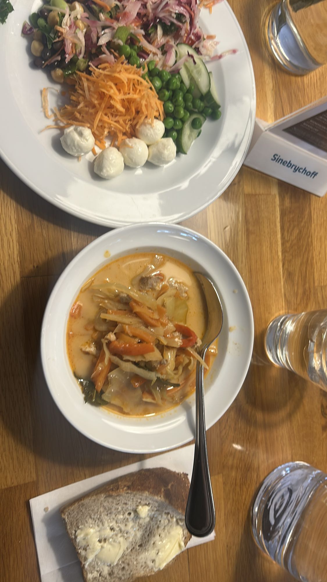 Sallad, soppa och bröd