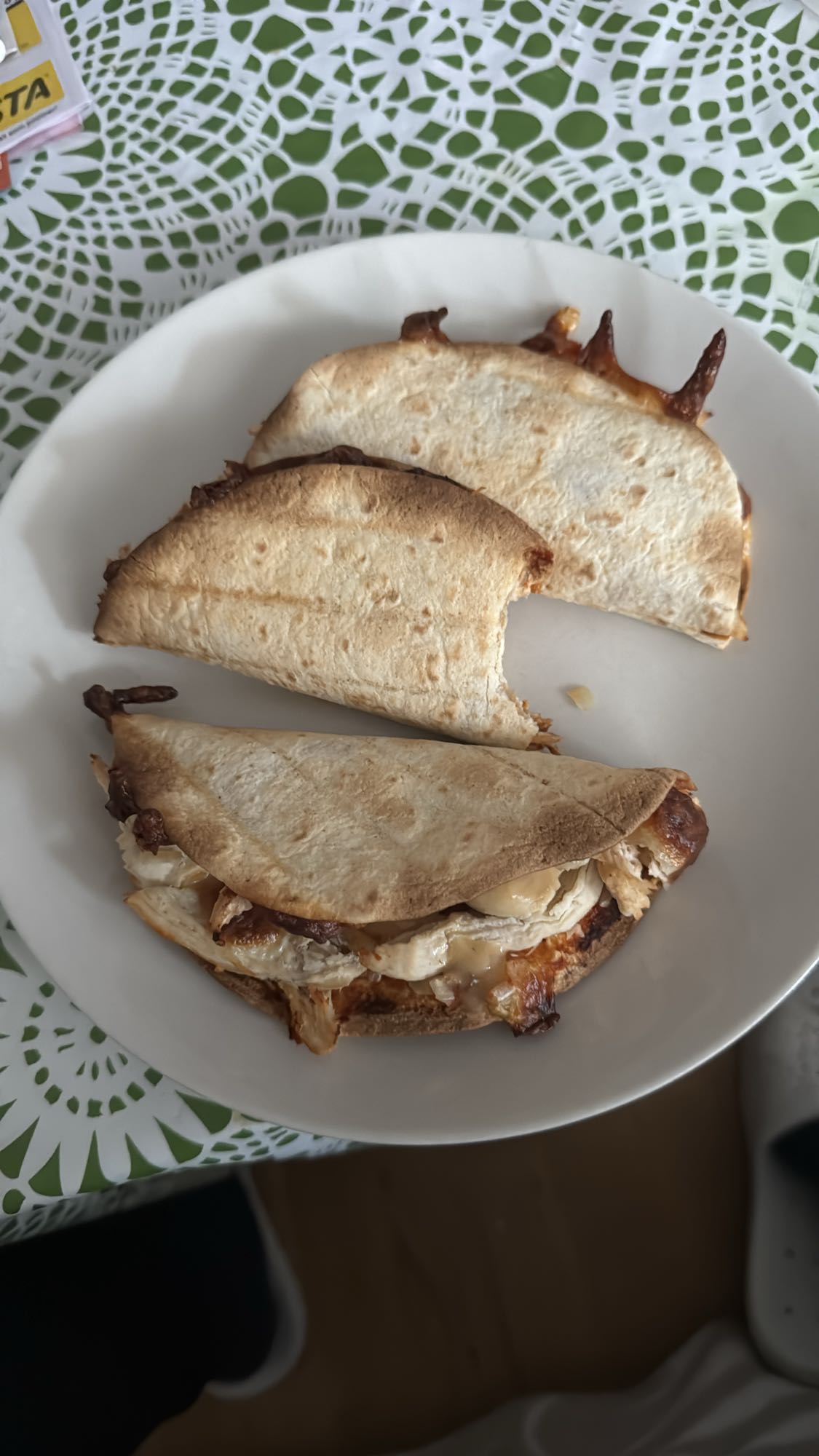 Kycklingquesadillas