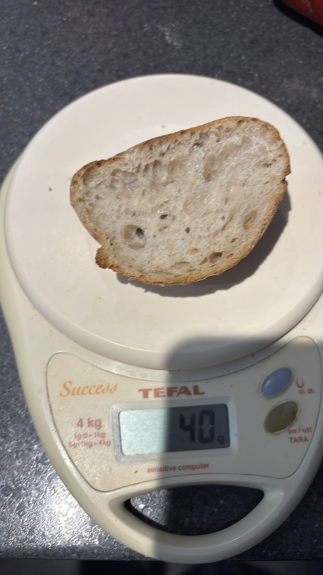 Tranche de pain blanc