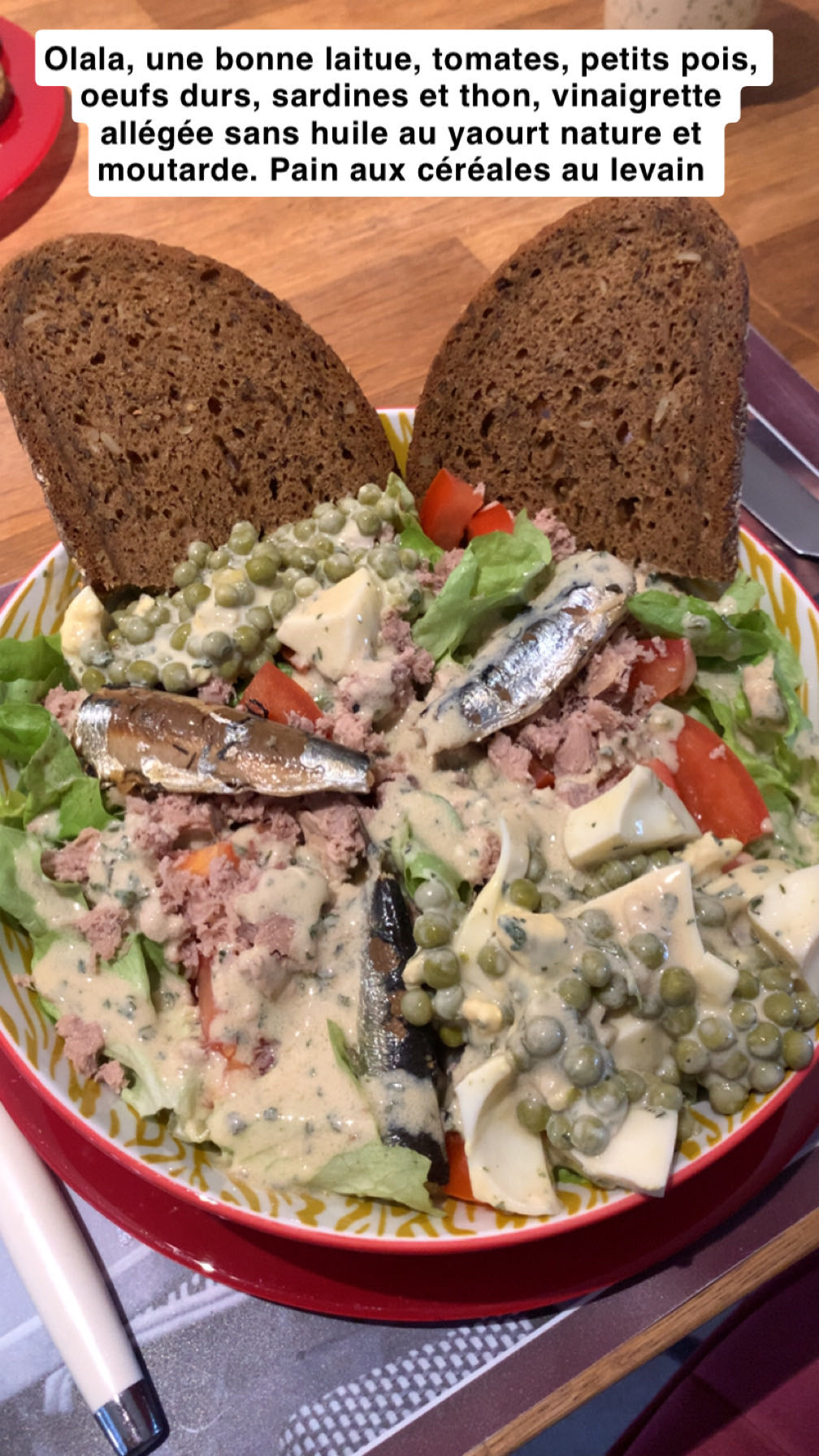 Salade composée protéinée