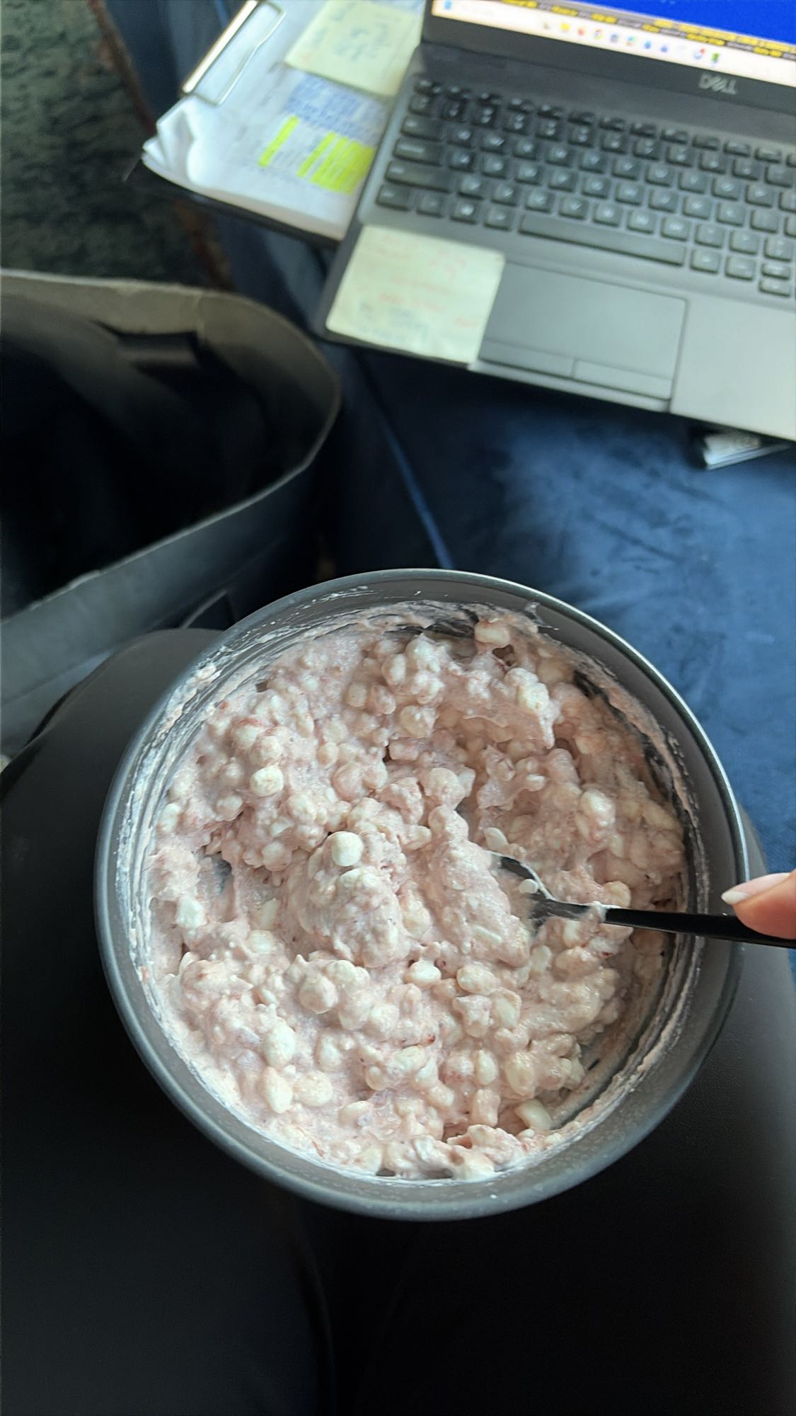 twaróg z jogurtem i owocami