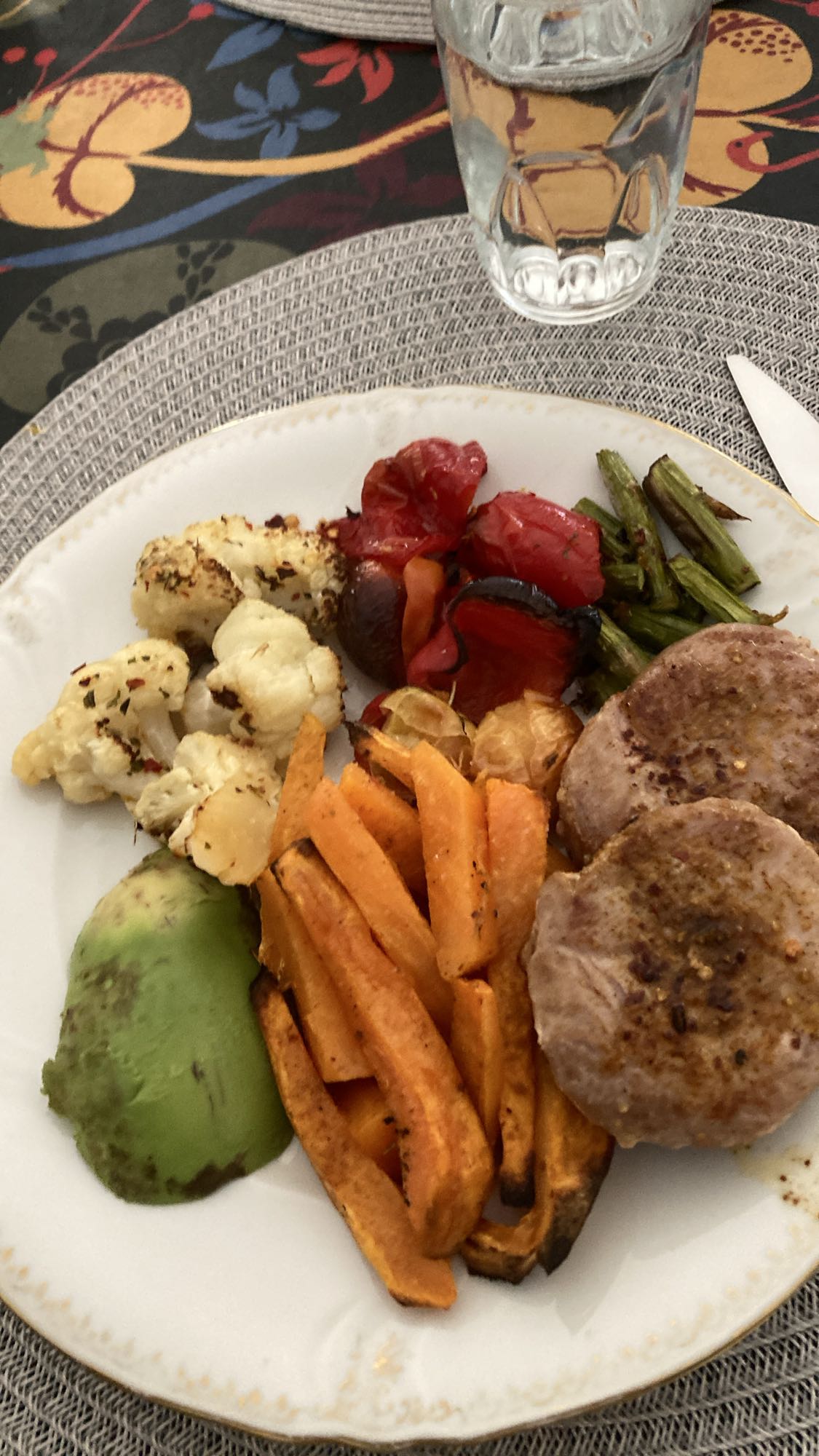 Fläskfilé med grönsaker