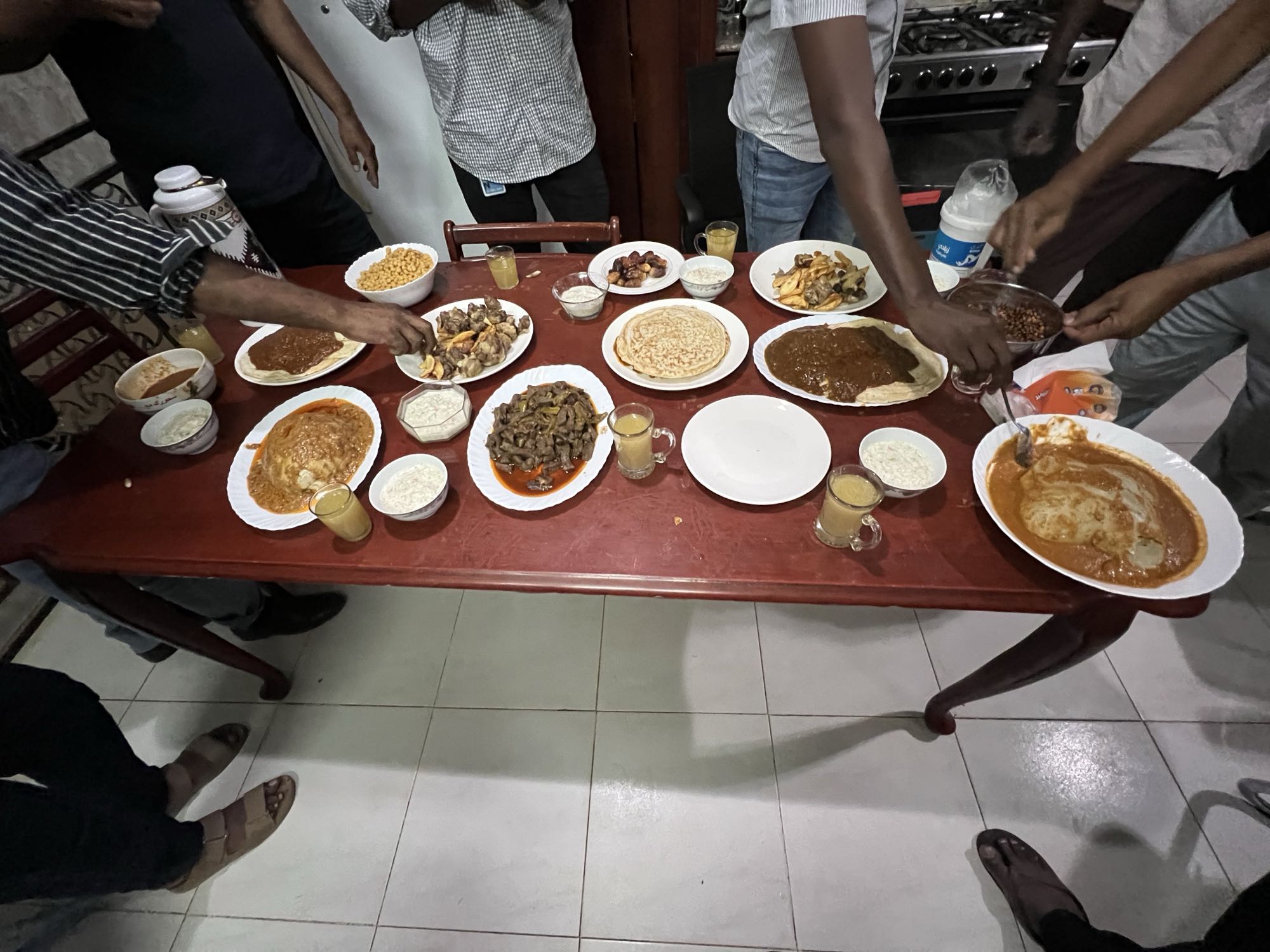 Somali communal dinner