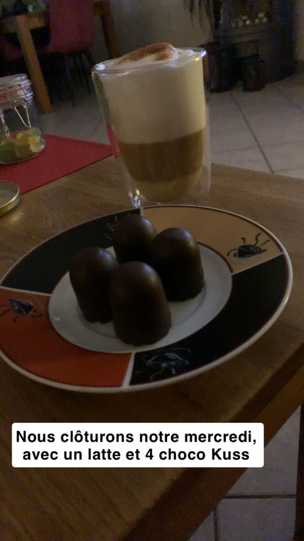 Latte et 4 choco Kuss