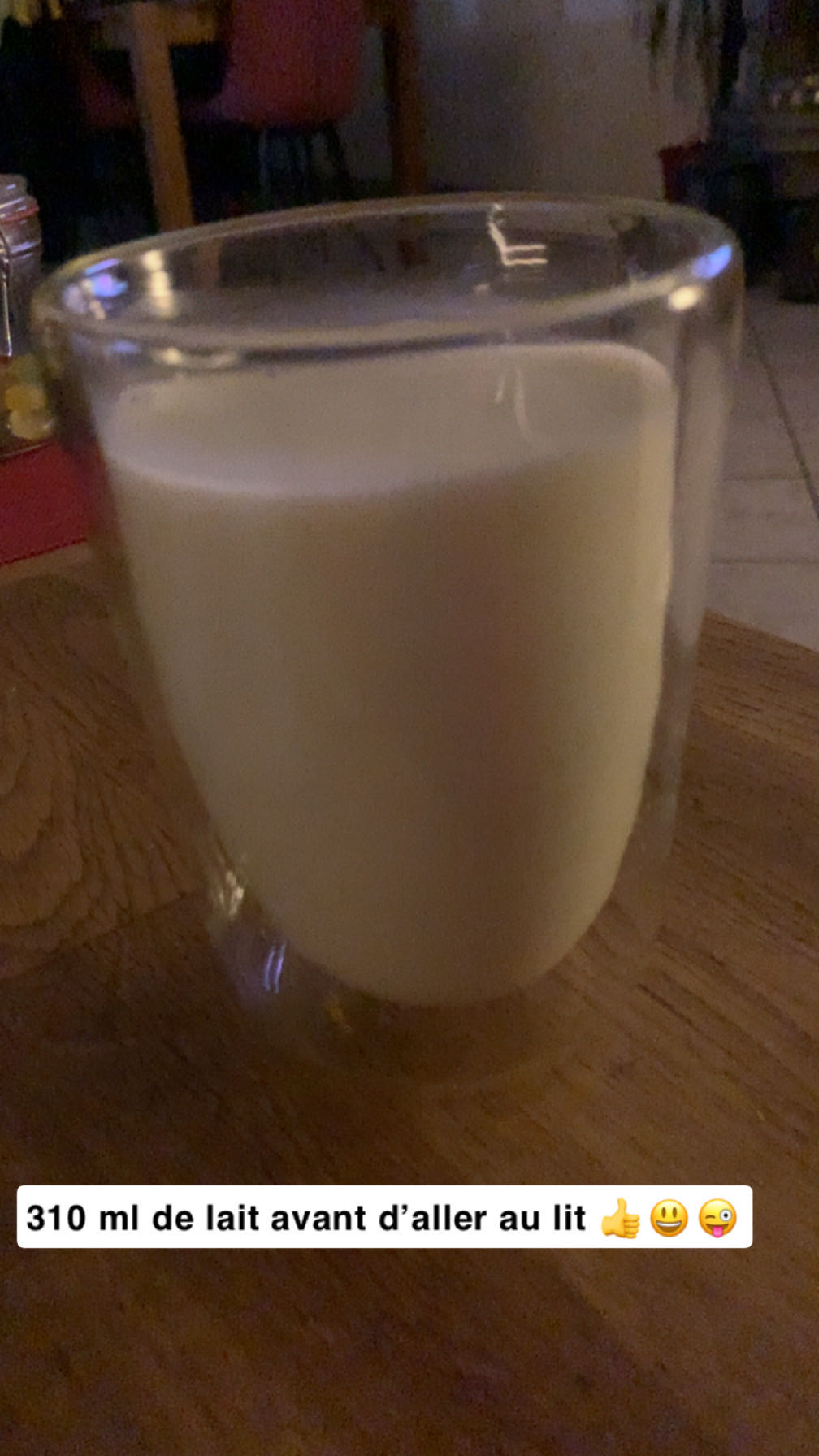 Verre de lait