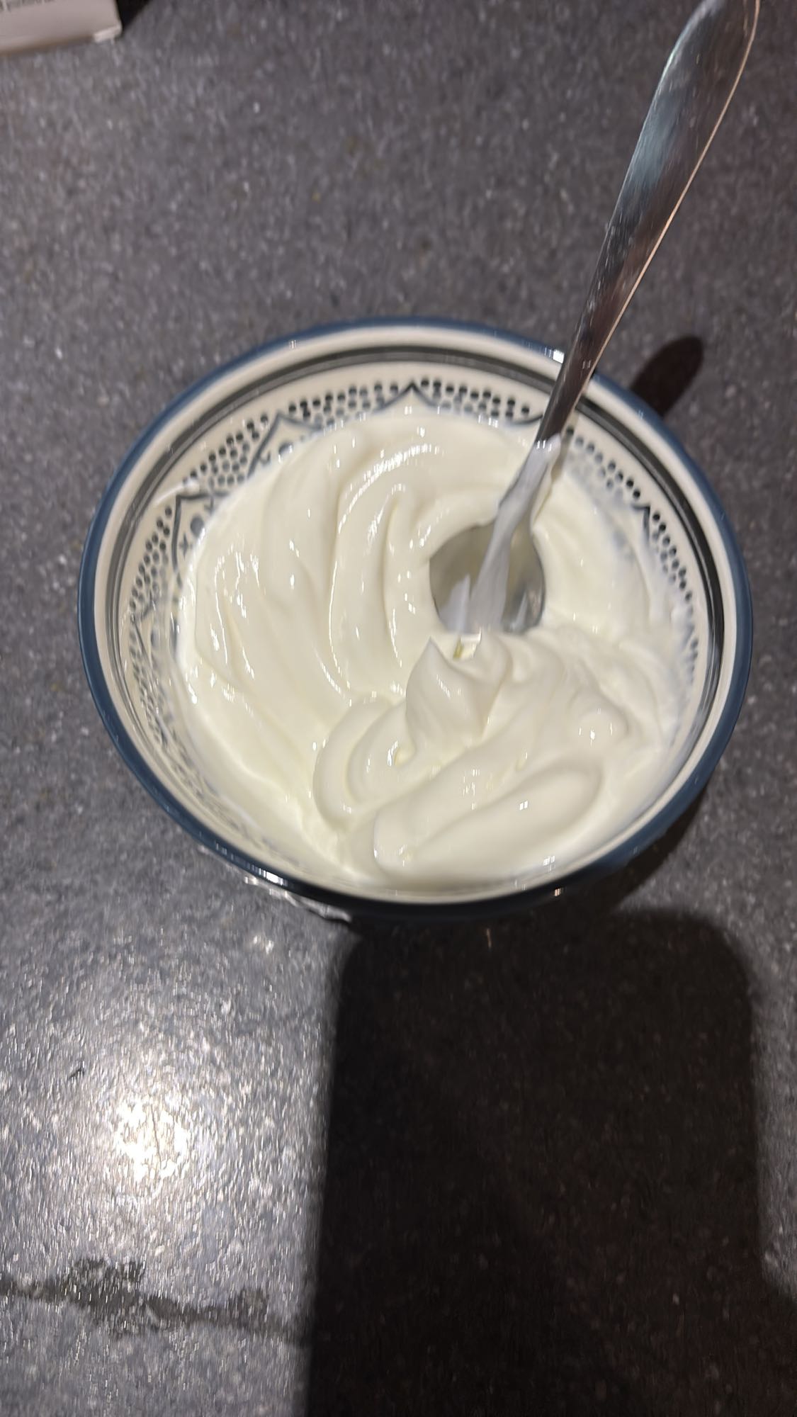 Bol de yaourt nature