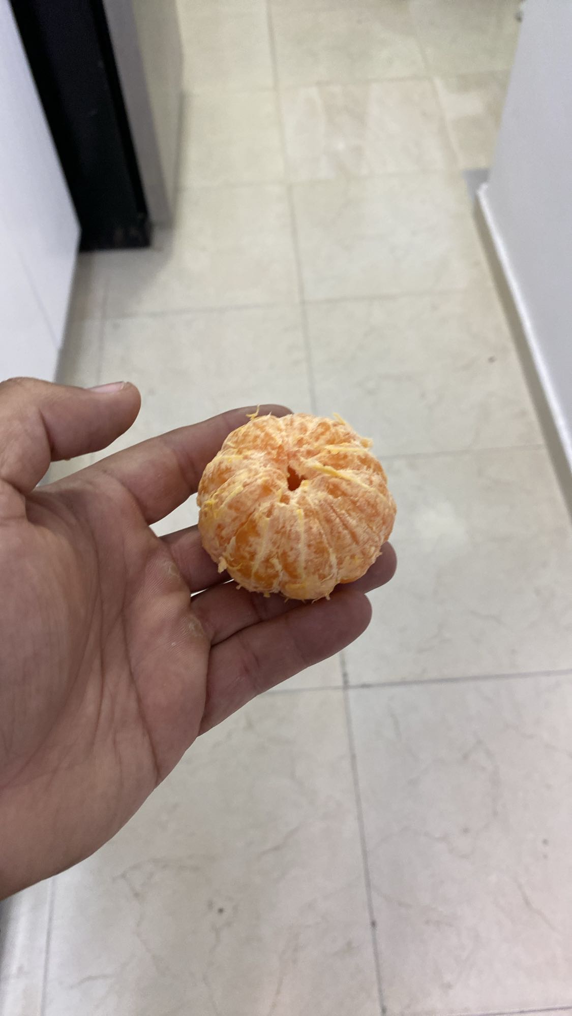 mandarina pelada