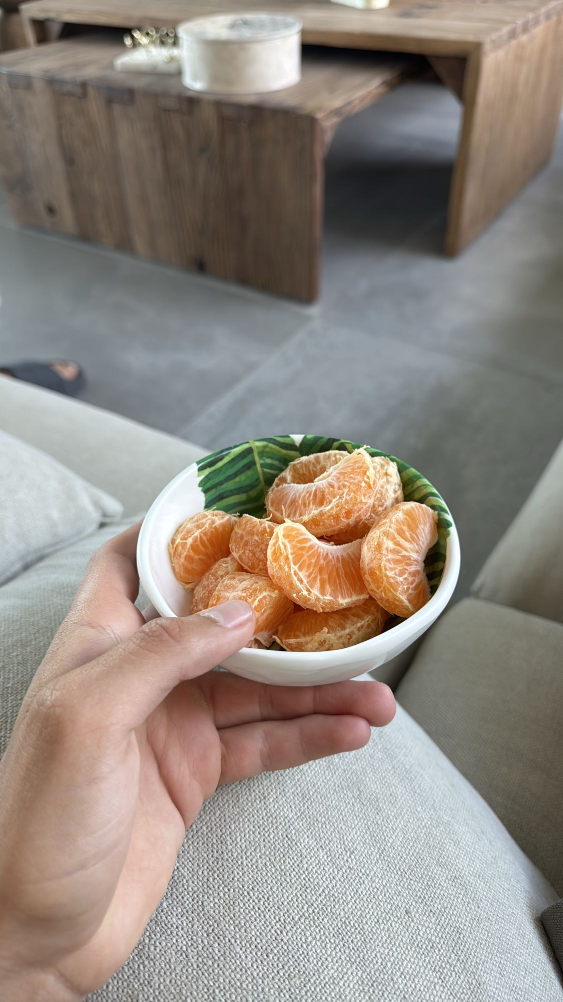 gajos de mandarina